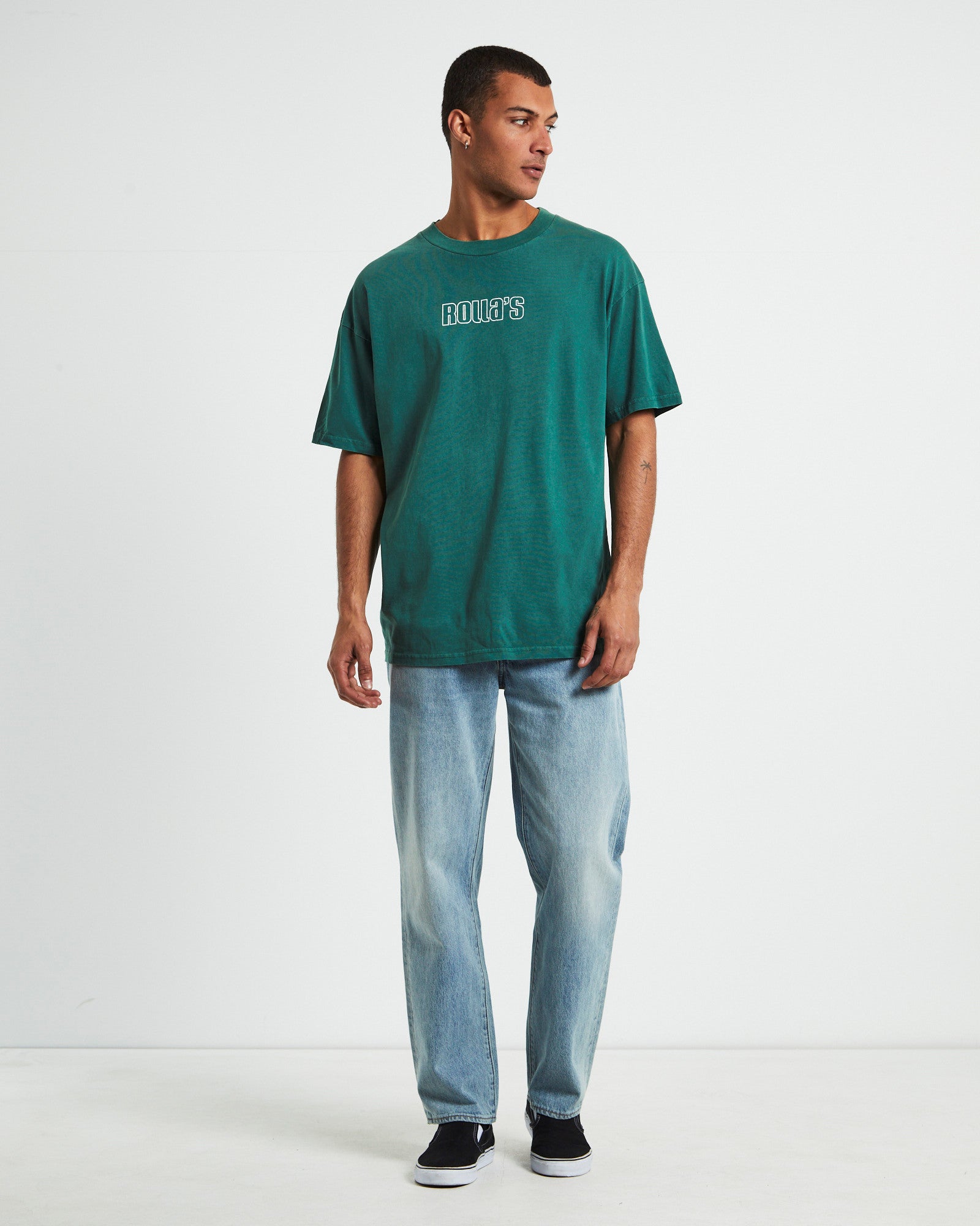 Heavy Logo Short Sleeve T-Shirt Green GREEN