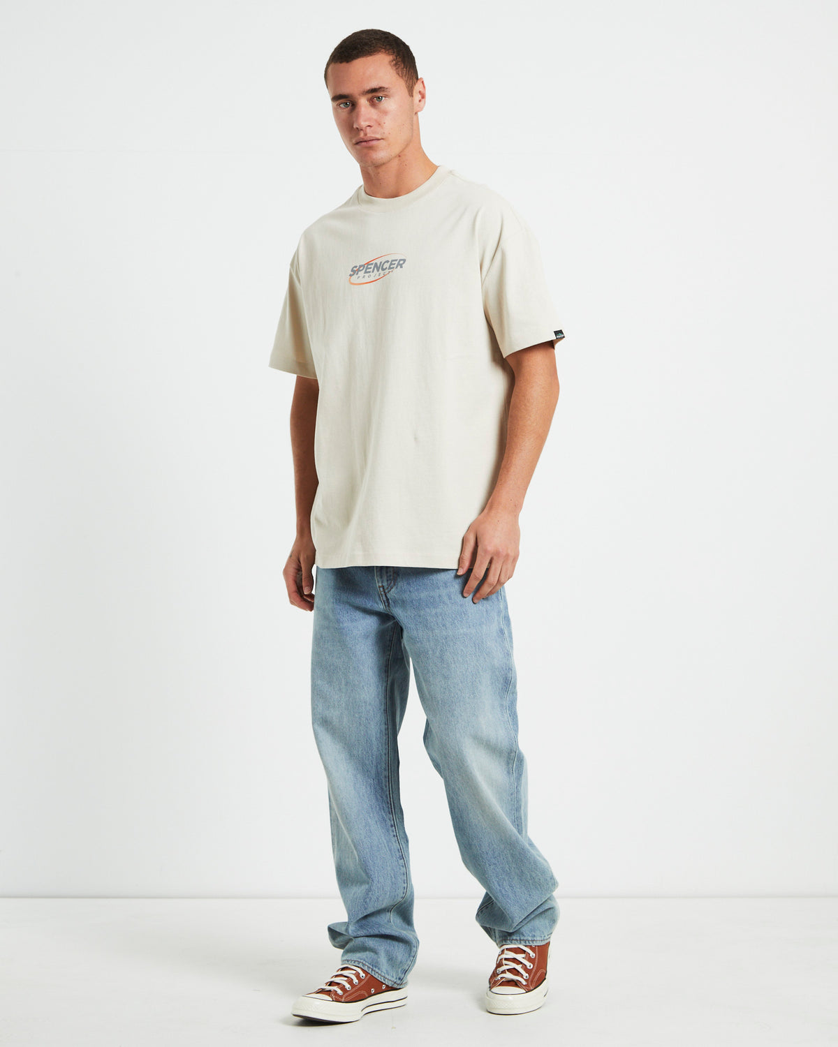 Nitro Short Sleeve T-Shirt in Pebble Grey GREY