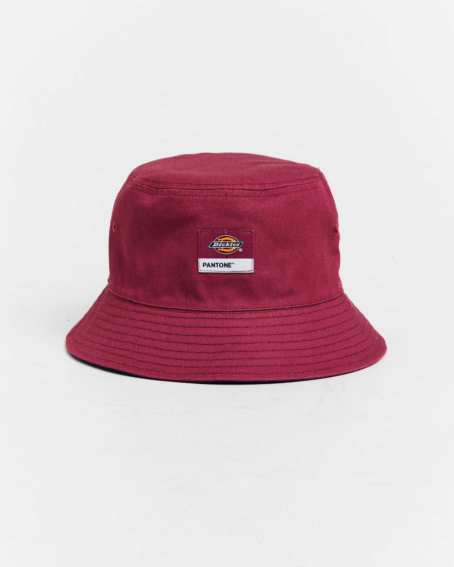 Reversible Bucket Hat in Dark Denim and Malaga