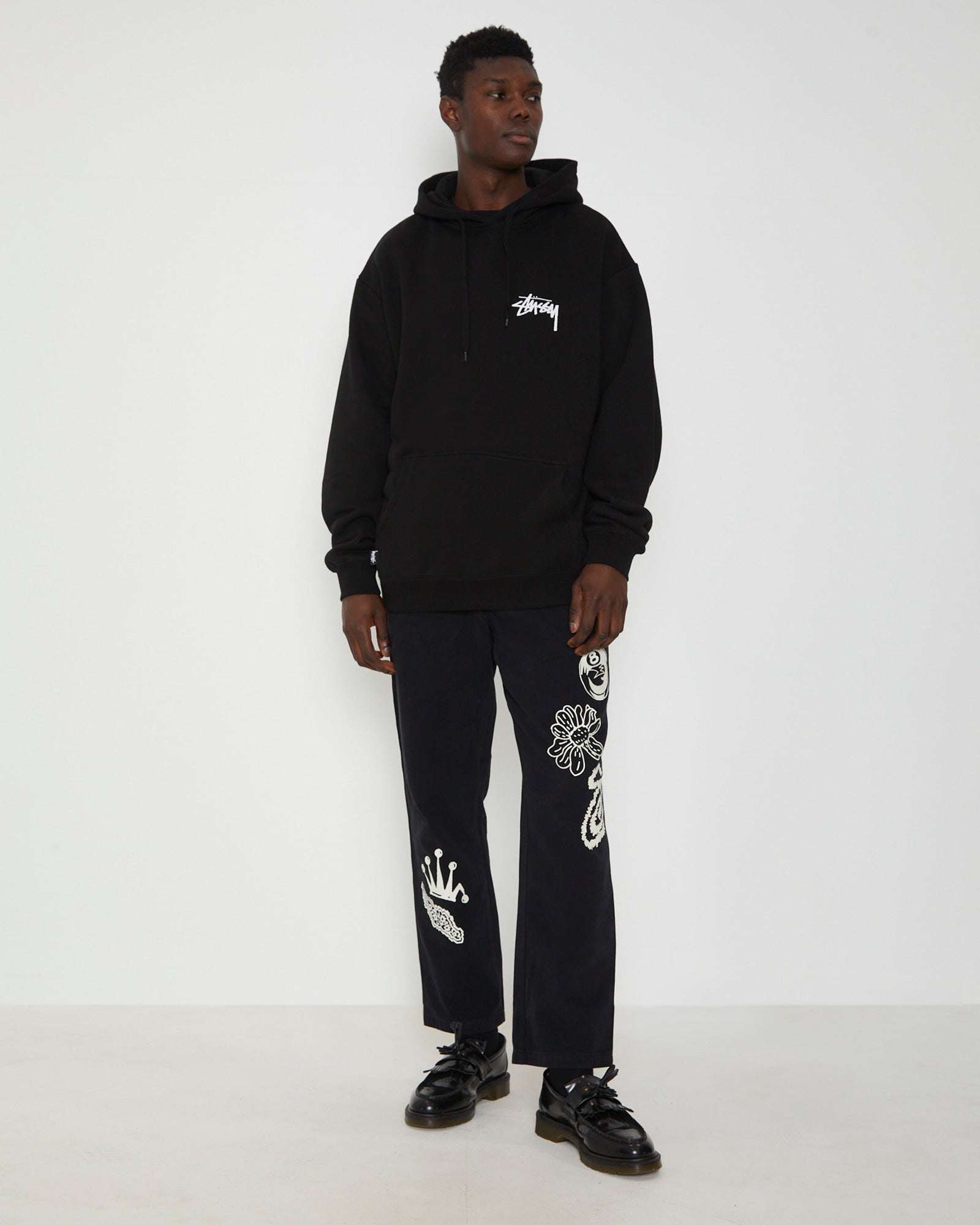 Pair Of Dice Hoodie in Black BLACK