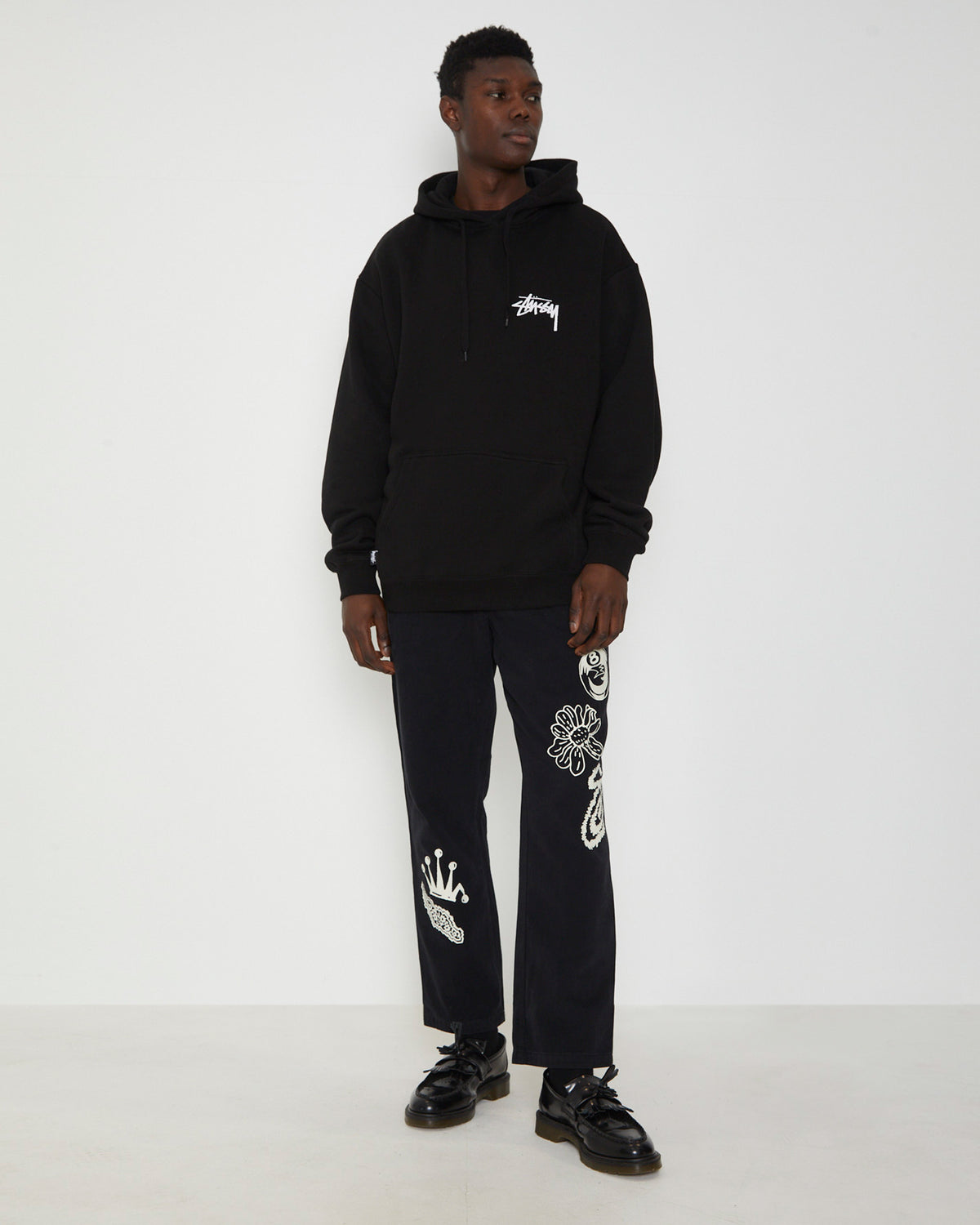 Pair Of Dice Hoodie in Black BLACK