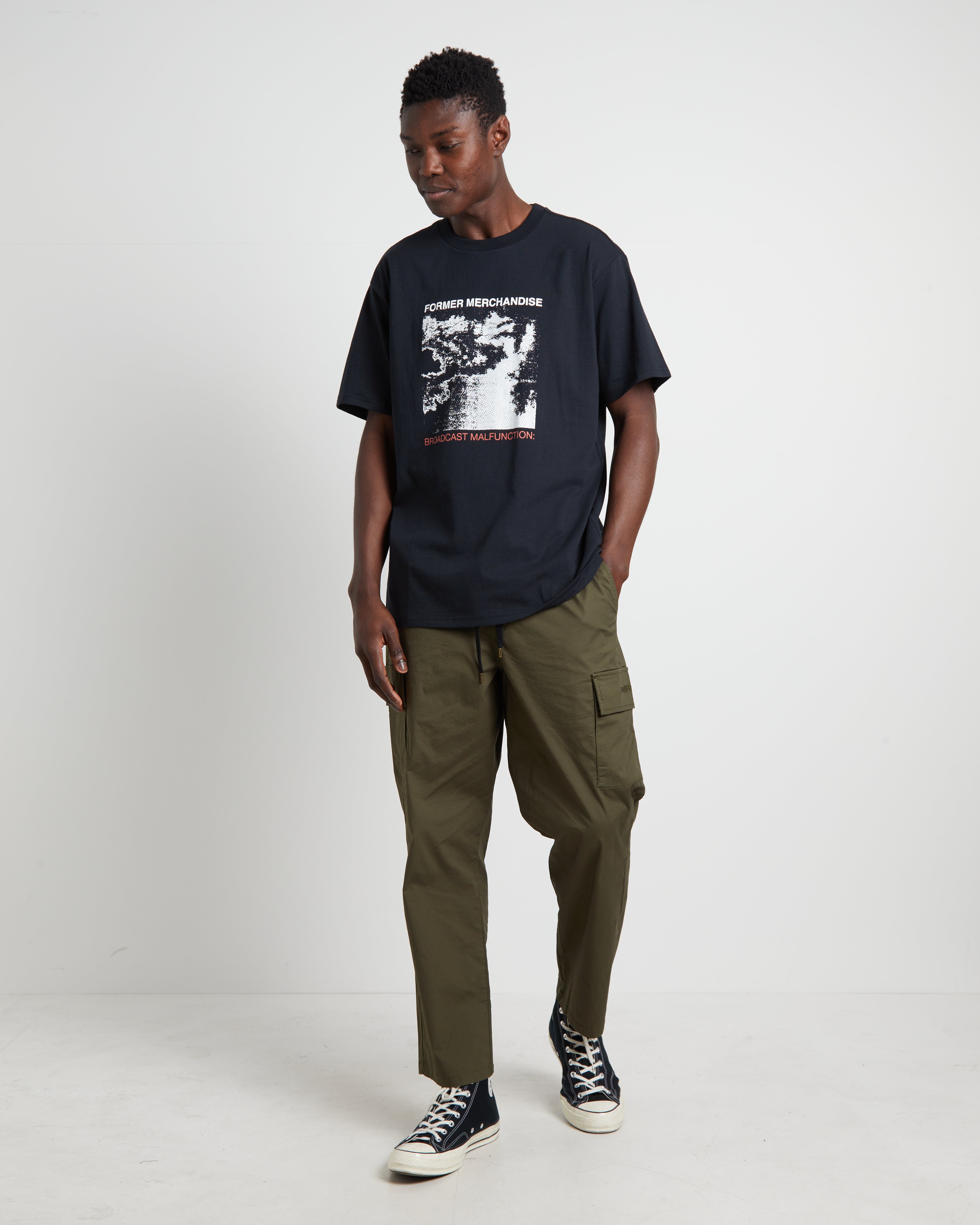 Tantrum Short Sleeve T-Shirt in Black BLACK