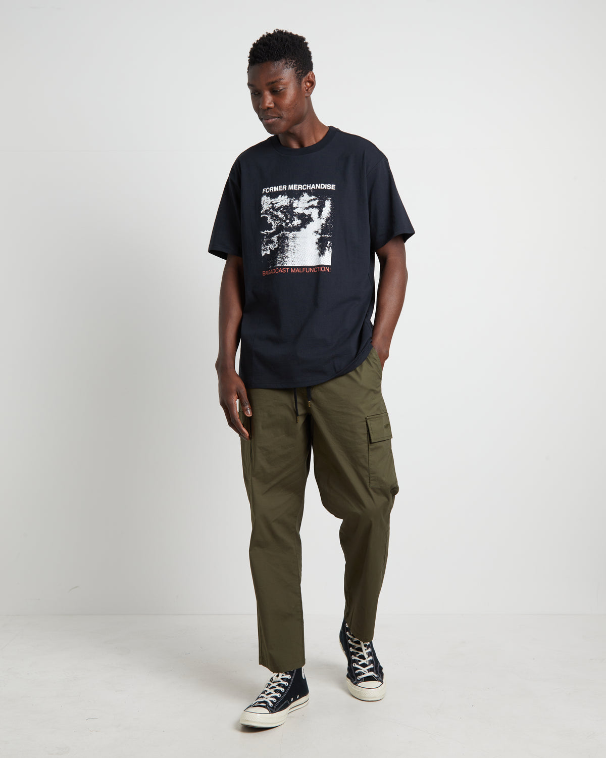 Tantrum Short Sleeve T-Shirt in Black BLACK