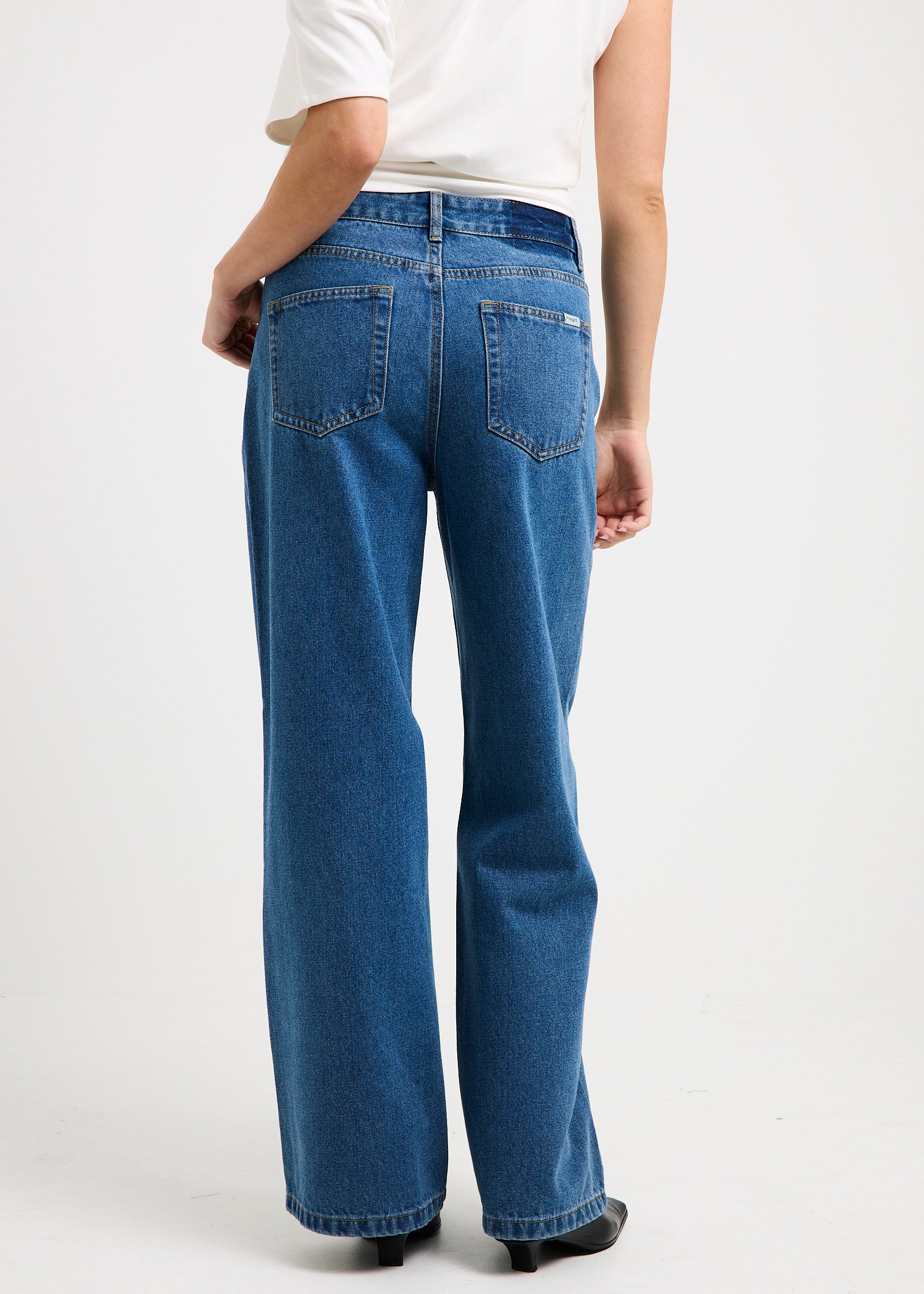 Misty High & Wide Denim Jeans MOODY BLUE