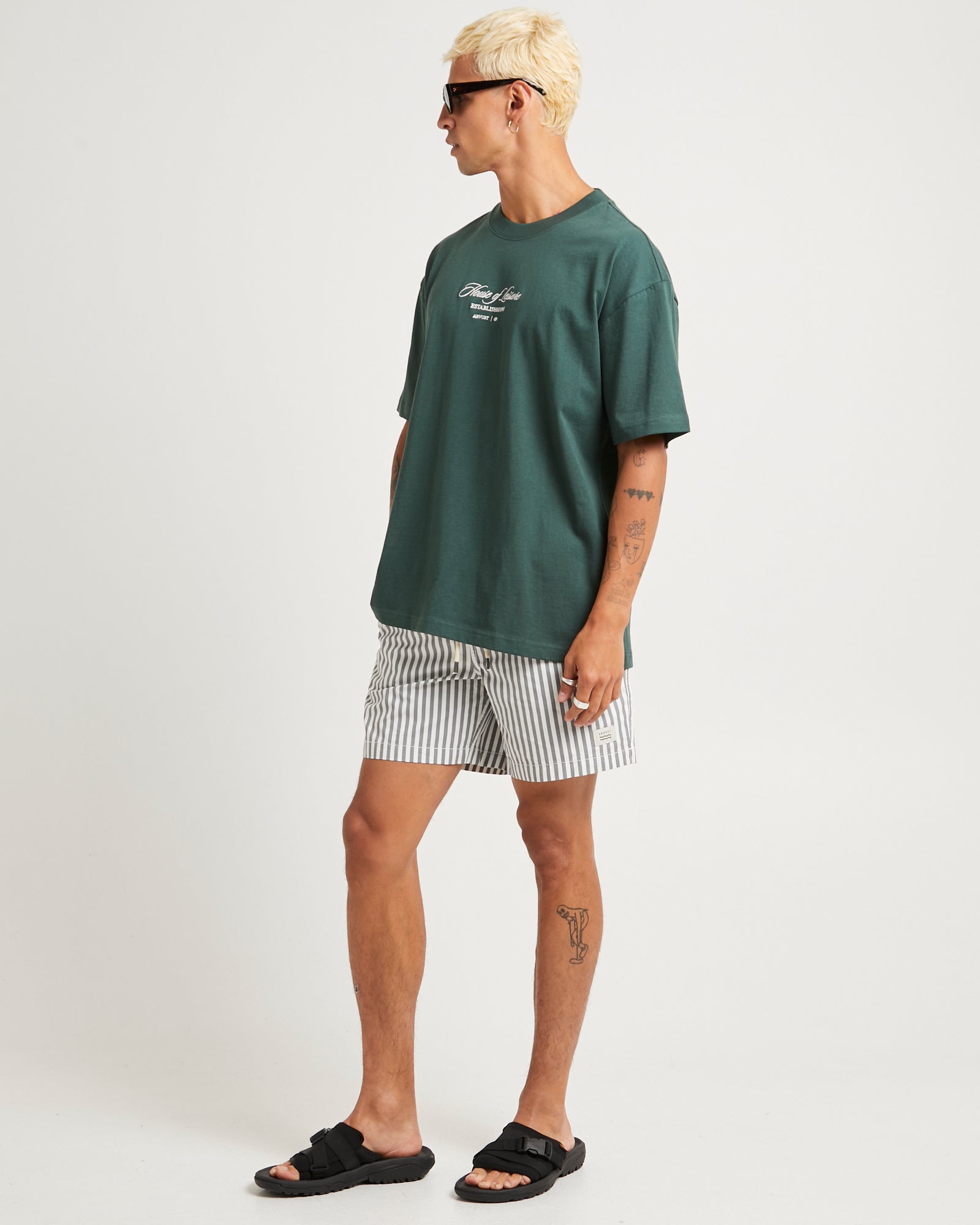 16" Dover Volley Boardshorts CHARCOAL