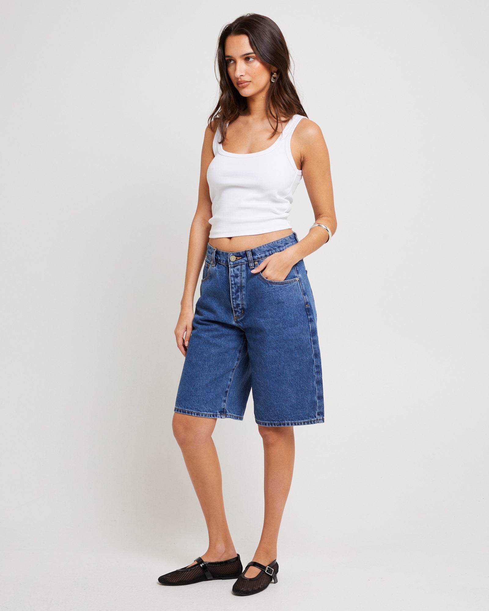 95 Mid Denim Jorts Bella BELLA