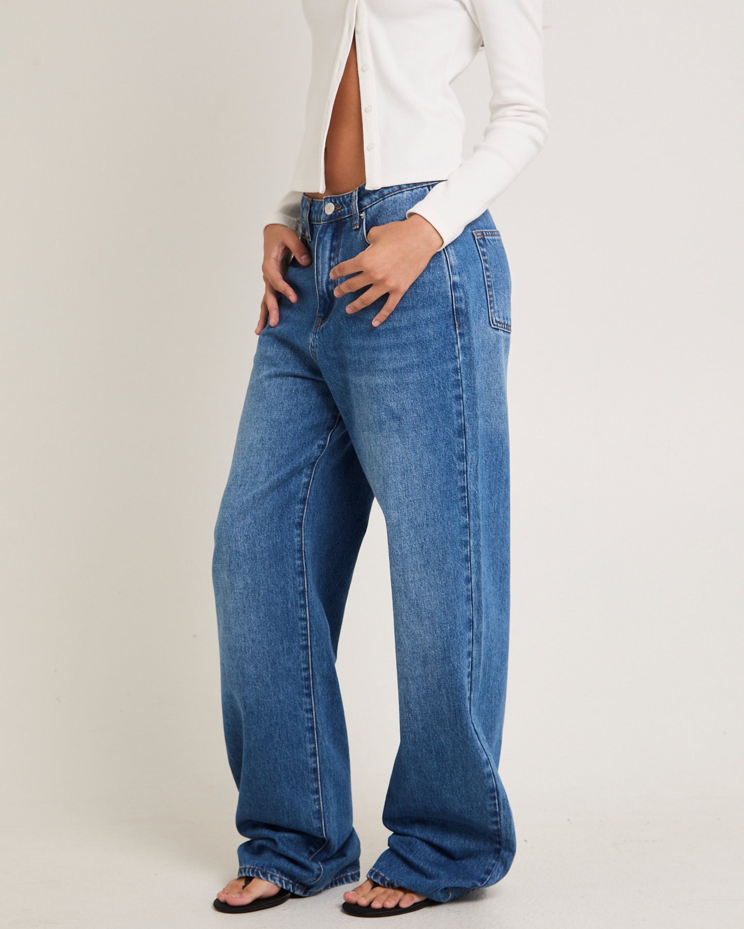Rez Maxi Baggy Denim Jeans MID 90S BLUE