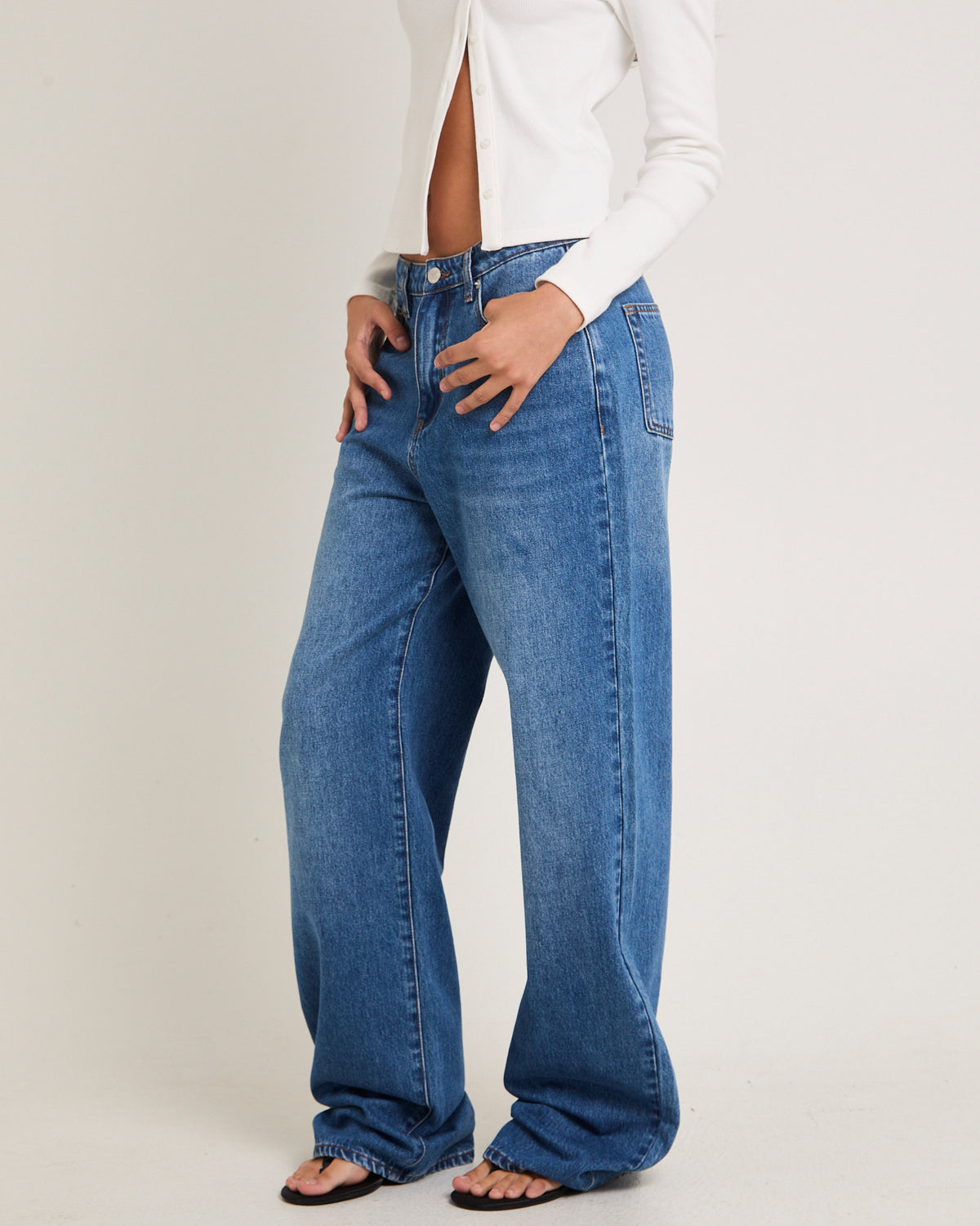 Rez Maxi Baggy Denim Jeans MID 90S BLUE