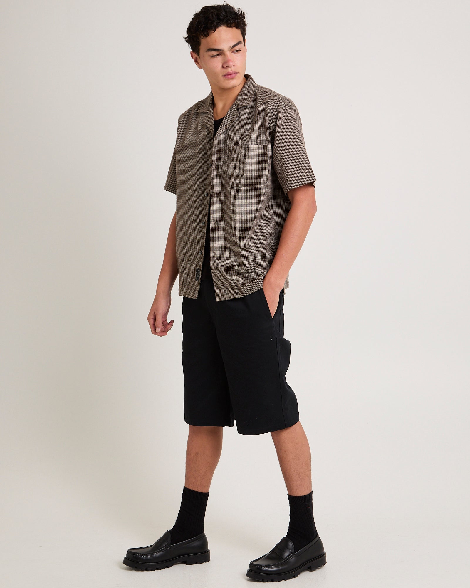 Aura Resort Shirt BROWN