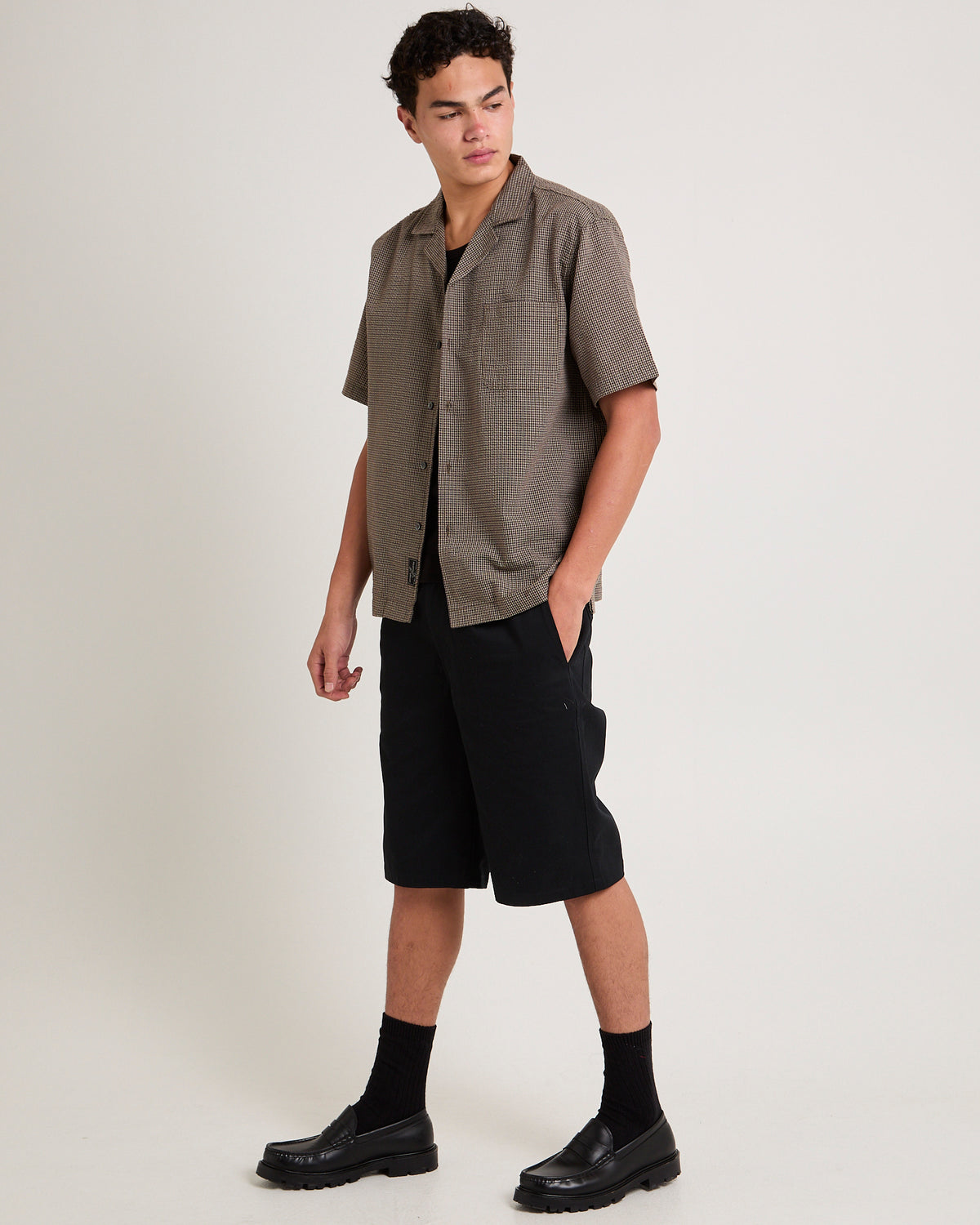 Aura Resort Shirt BROWN