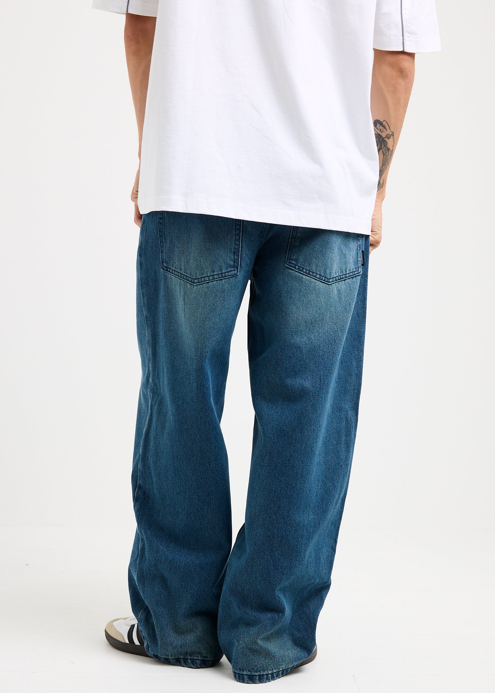 Society Baggy Denim Jeans WESTING BLUE