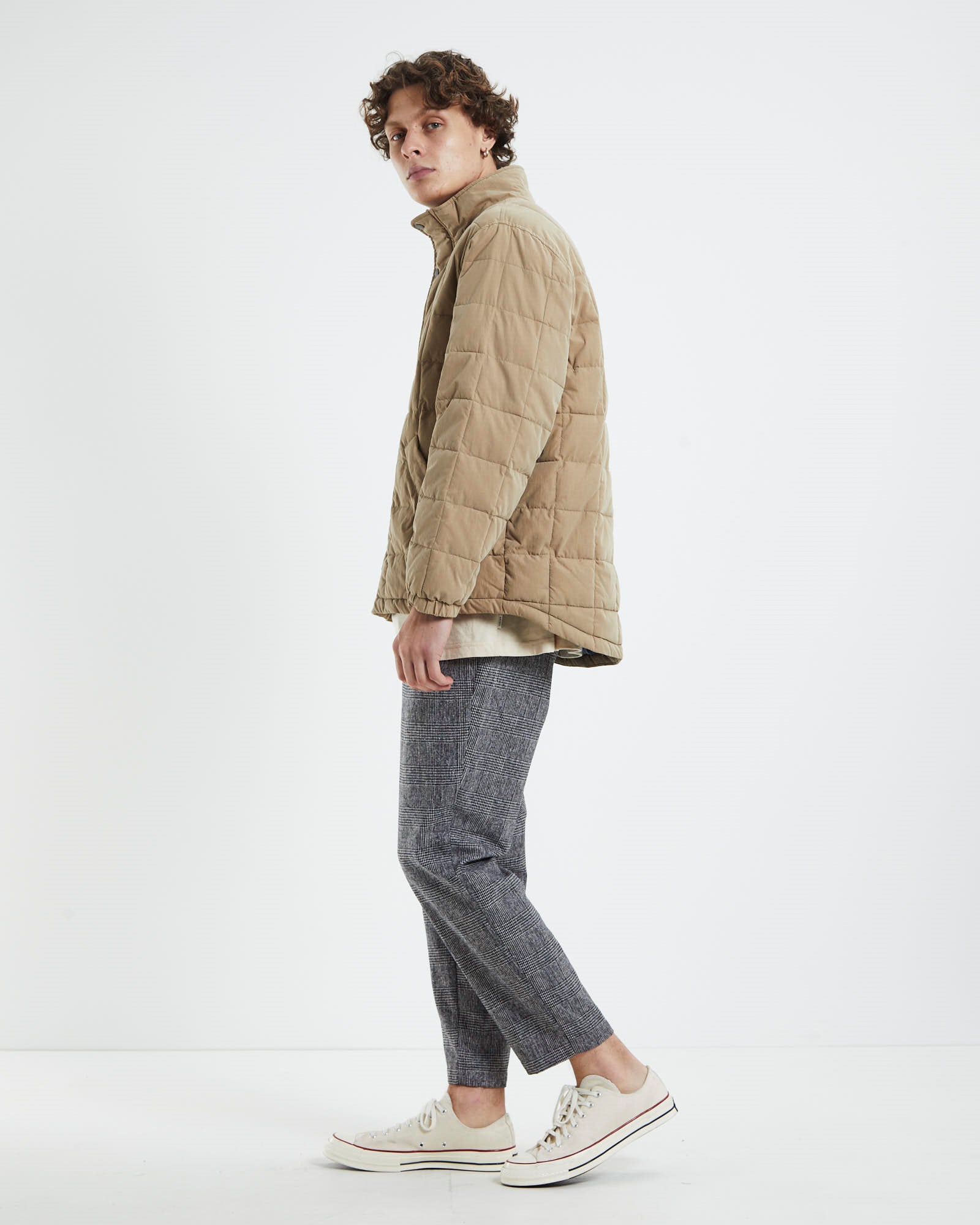 Brenton Puffer Jacket Brown BROWN