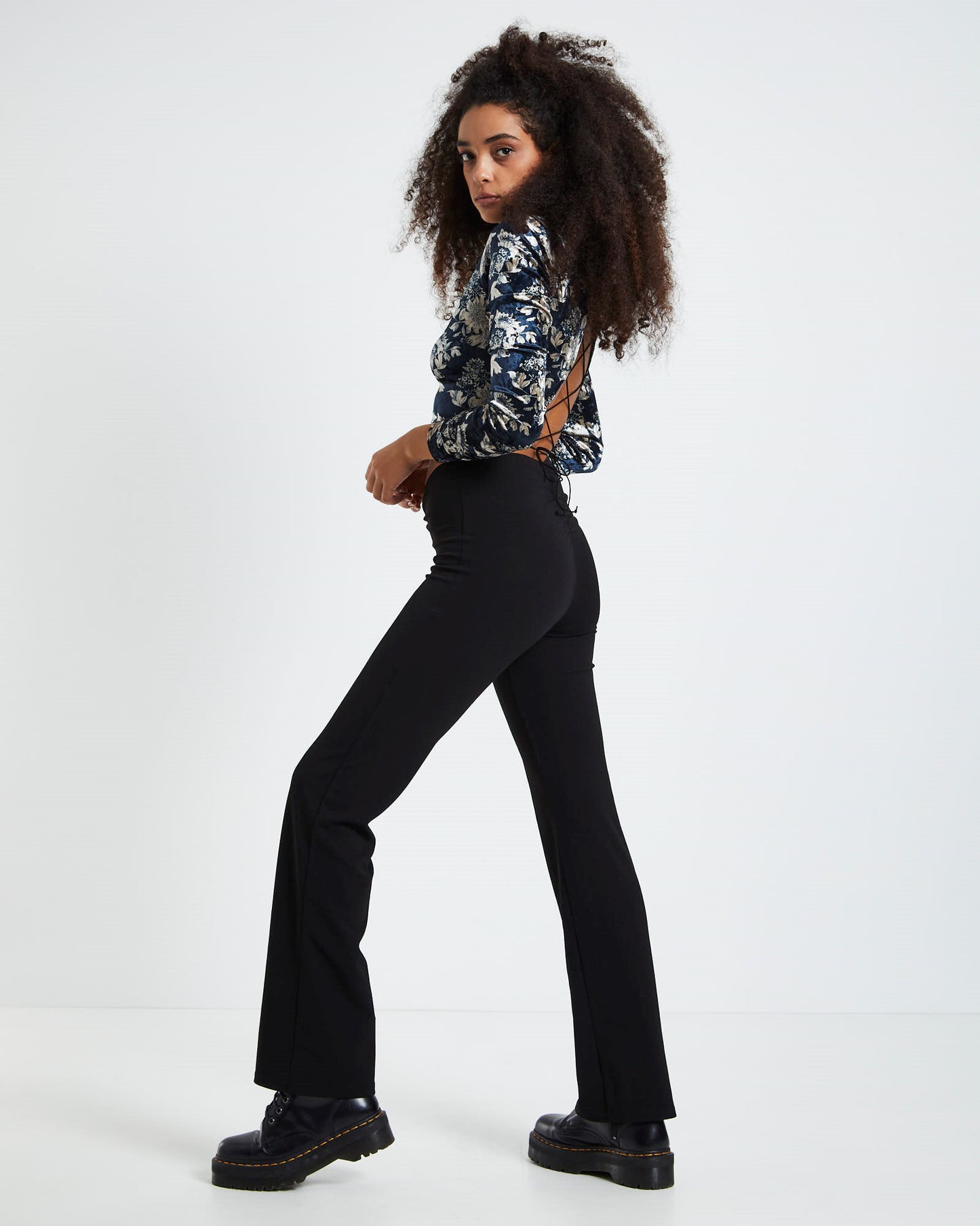 Marna Tie Back Long Sleeve Top Assorted