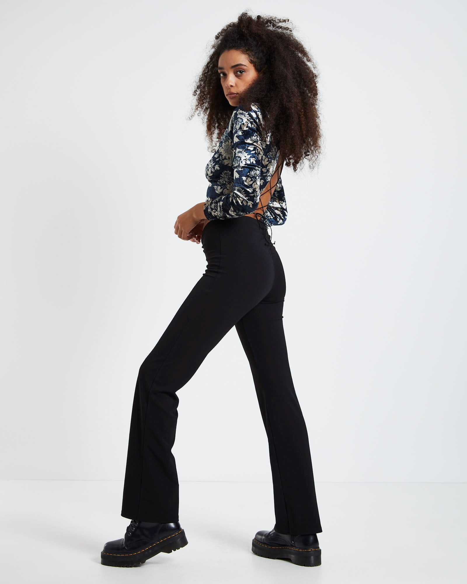 Marna Tie Back Long Sleeve Top Assorted ASSORTED