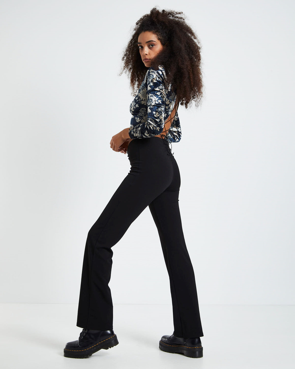 Marna Tie Back Long Sleeve Top Assorted ASSORTED