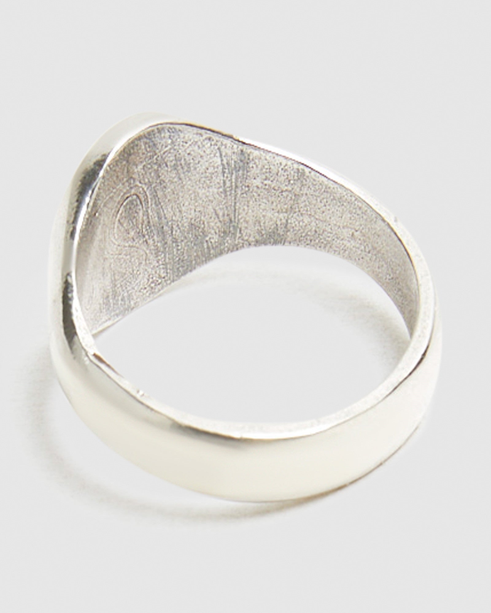 Oval Signet Ring Silver SILVER