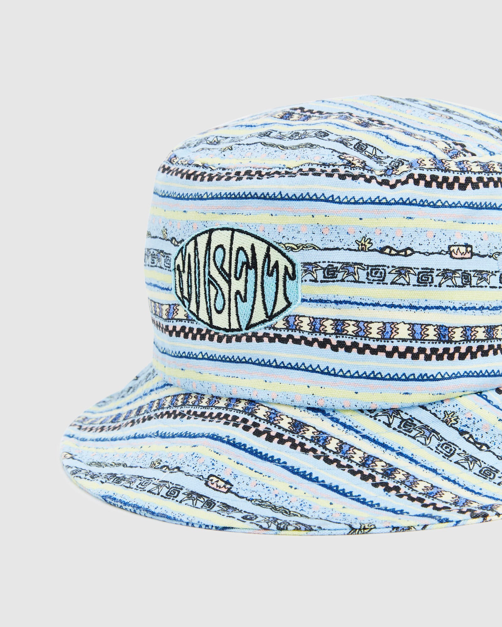 Taboo Printed Bucket Hat Blue BLUE