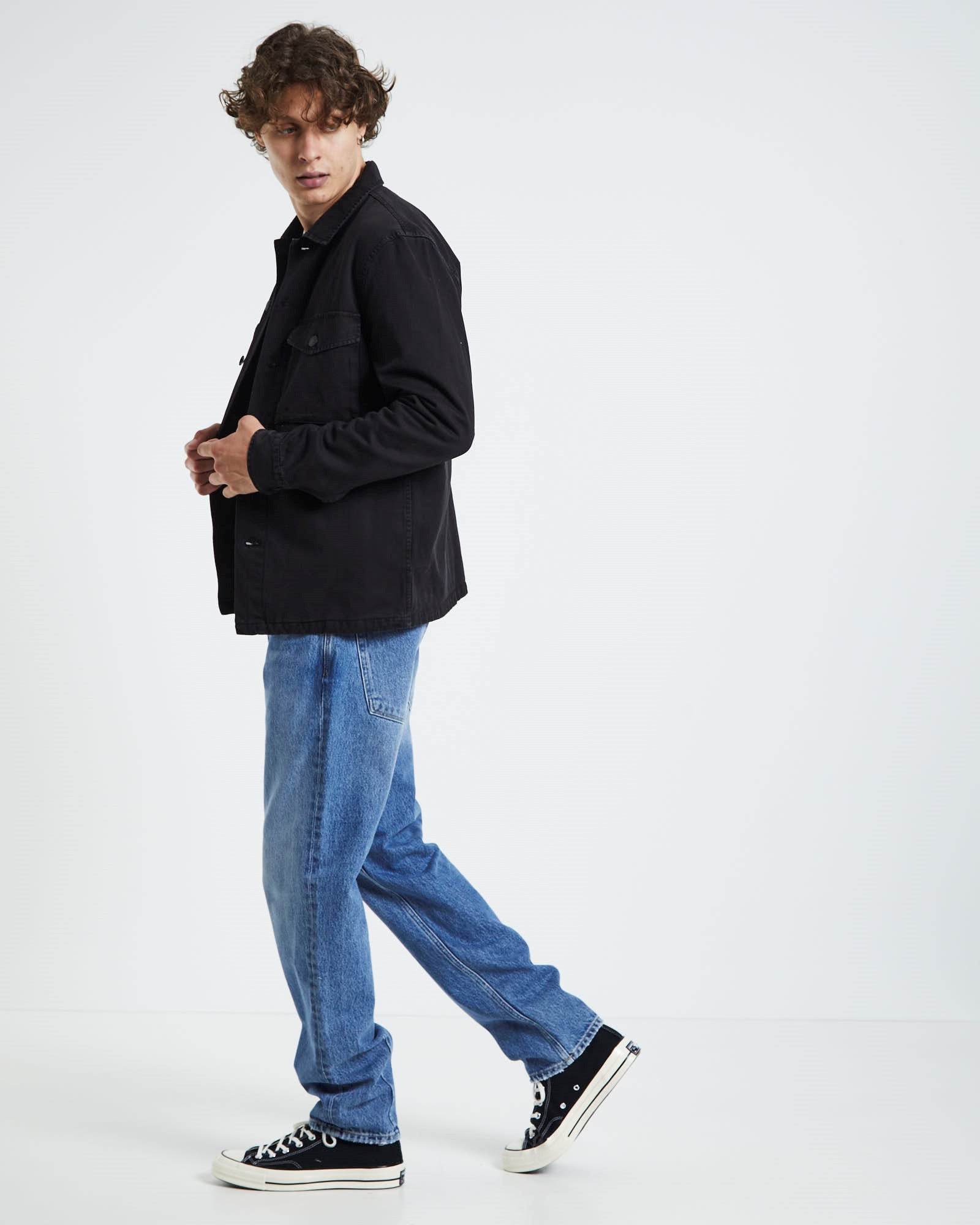 Miller Overshirt Black BLACK
