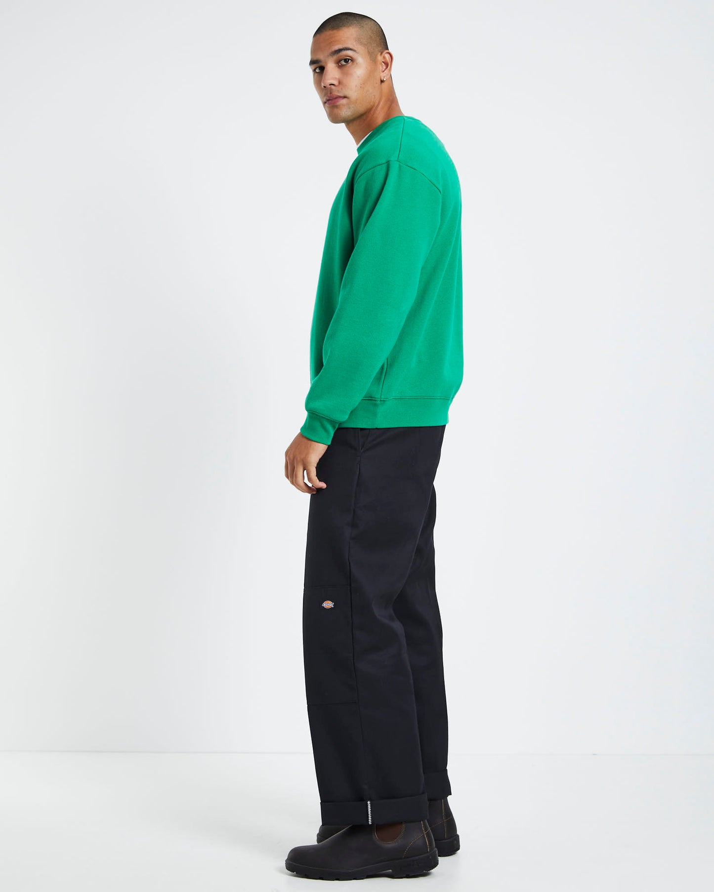 Crew Jumper Slime Green