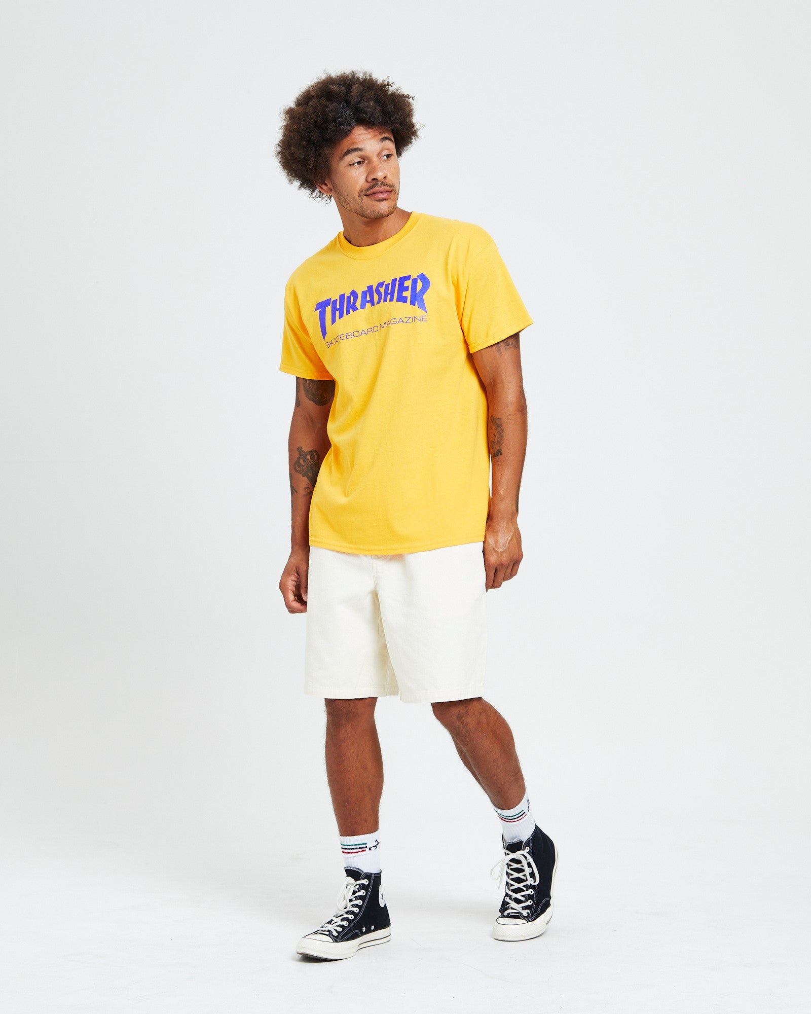 Skate Mag T-Shirt Gold/Purple GOLD