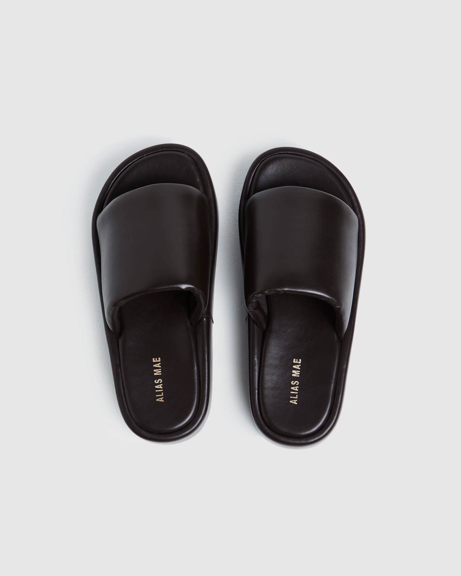 Andi Leather Sandals Choc Brown BROWN
