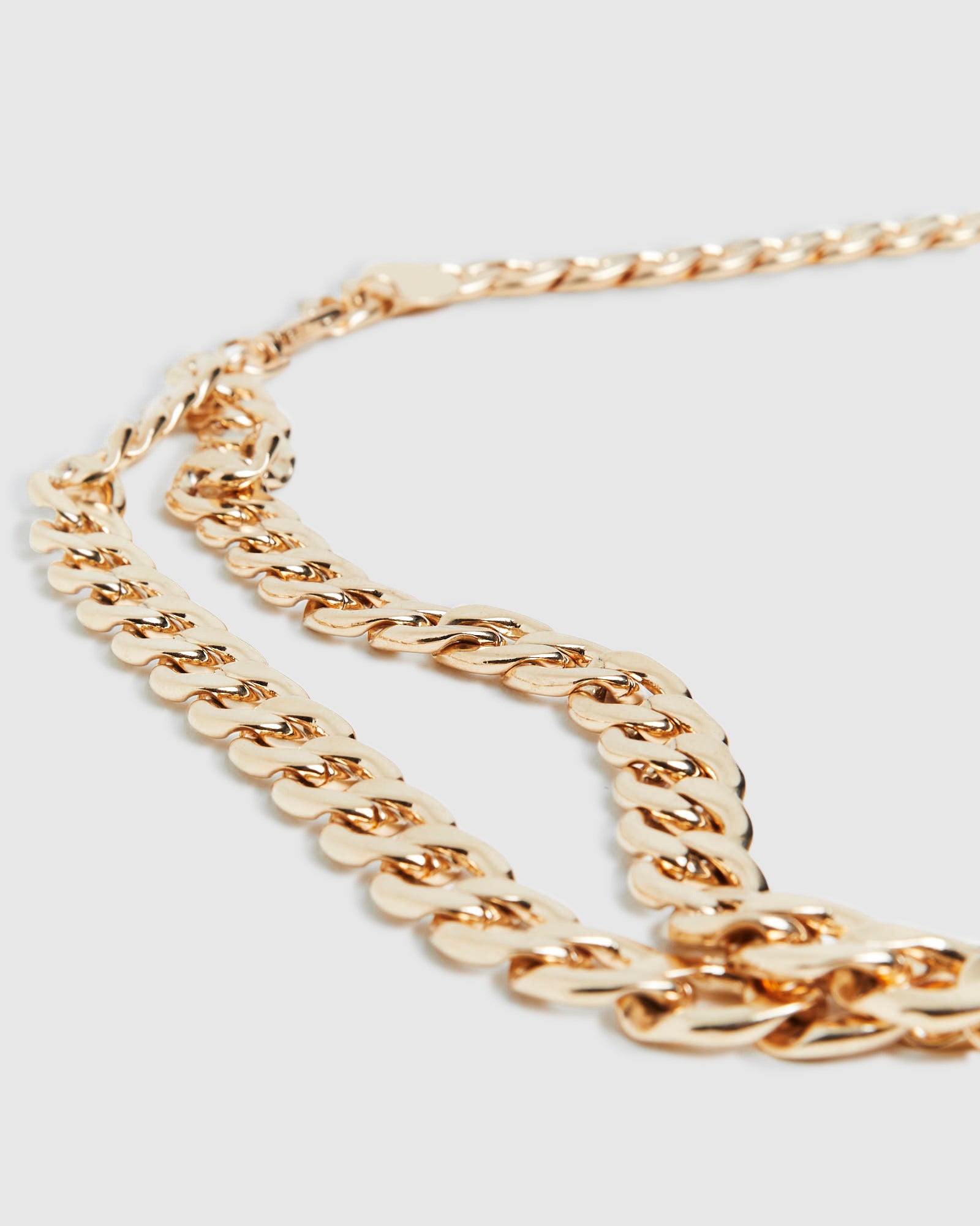 Chunky Gold Chain Belt GOLD