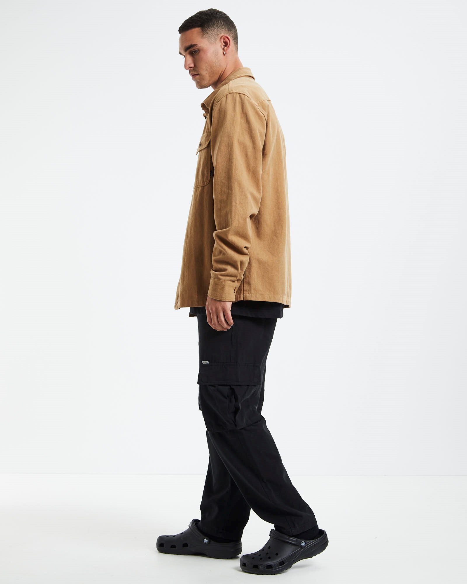 Up Nation Work Long Sleeve Shirt Tan TAN