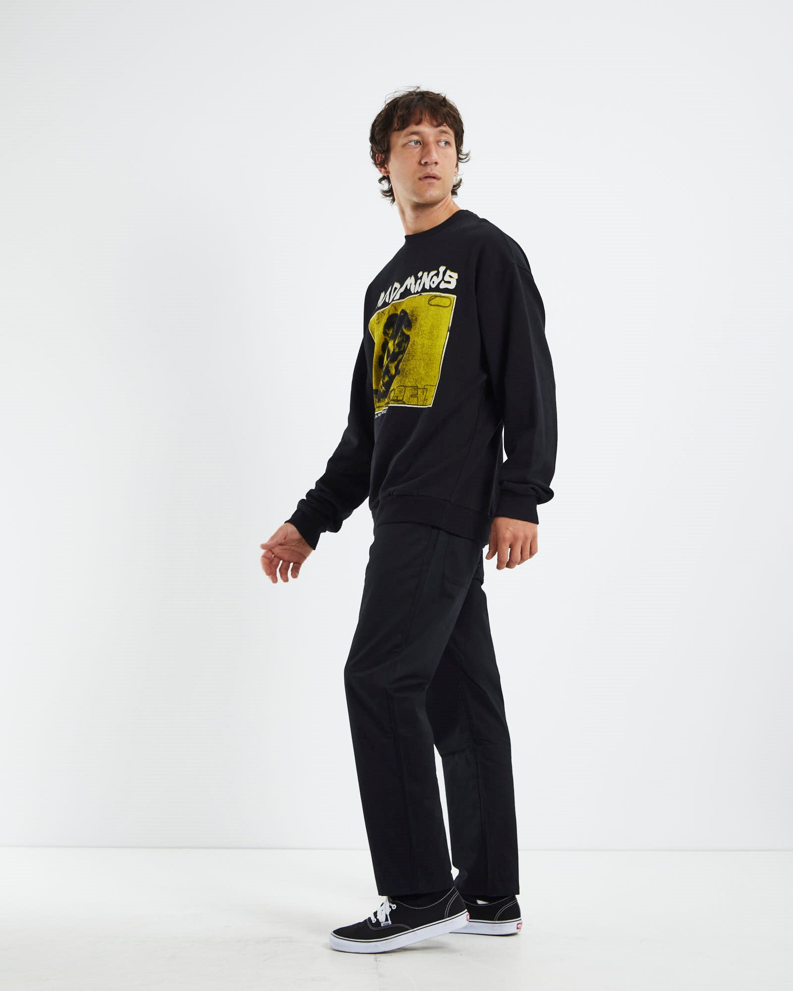 Tasty Cakes 50-50 Crew Jumper Pigment Black PIGMENT BLACK