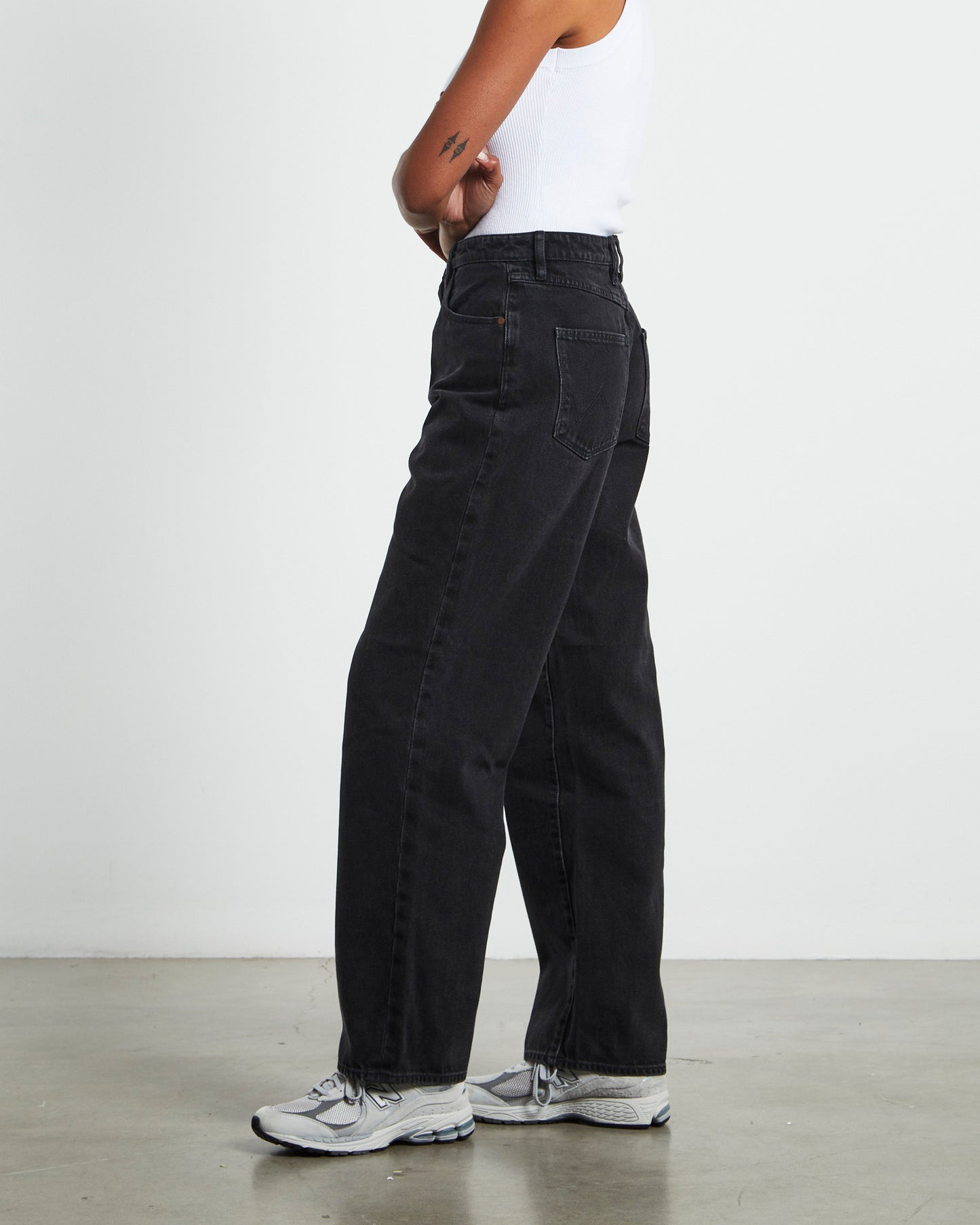 Bella Baggy Jeans Backstage Black