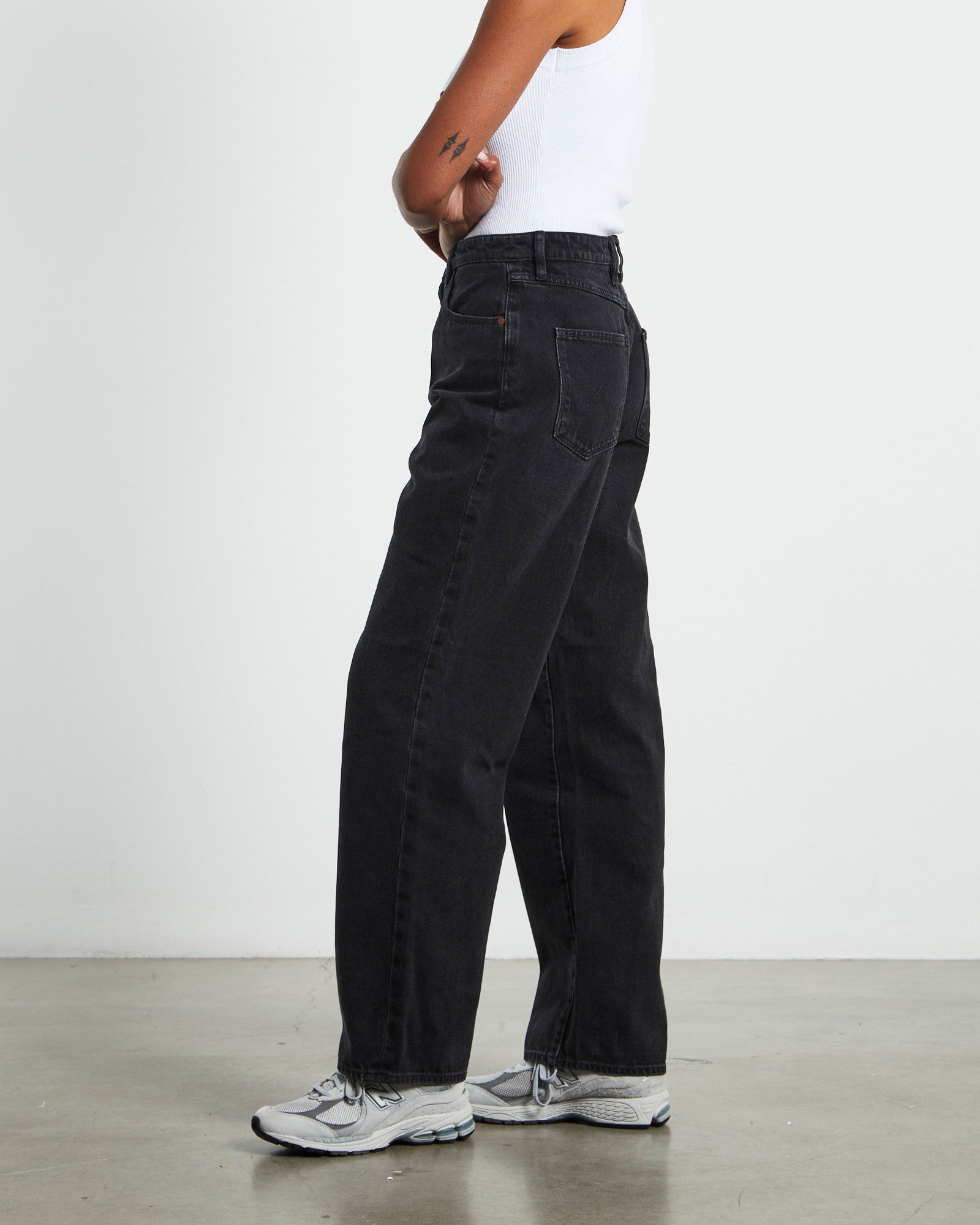 Bella Baggy Jeans Backstage Black BLACK