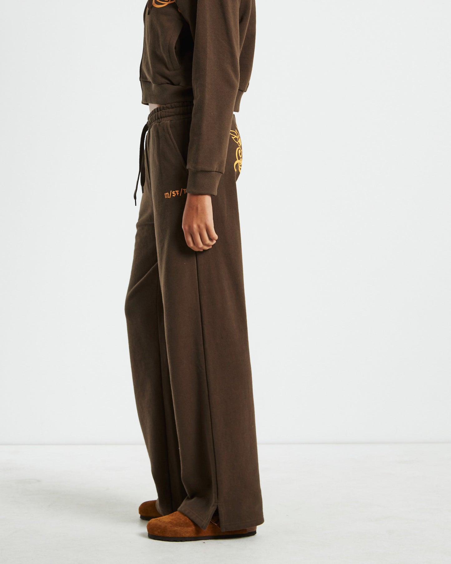 Sure Desire Wide Leg Trackpants Brown