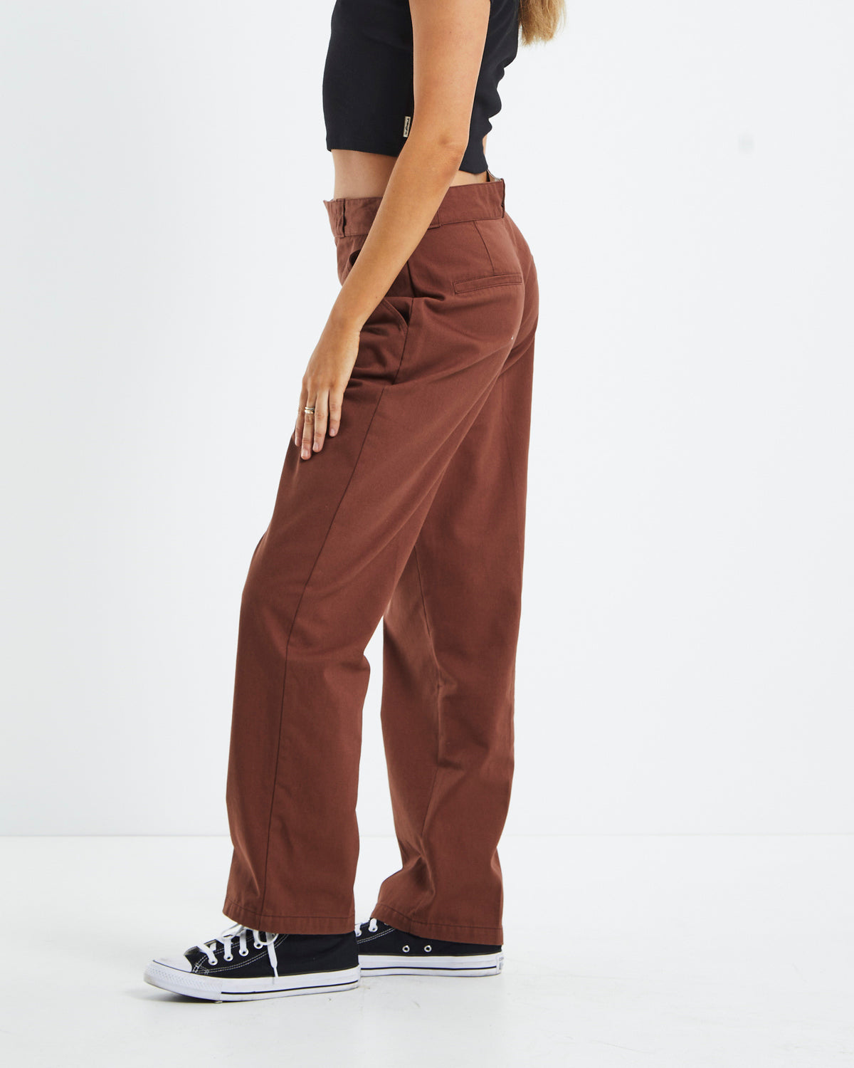 Ollie Chino Pant Brown BROWN