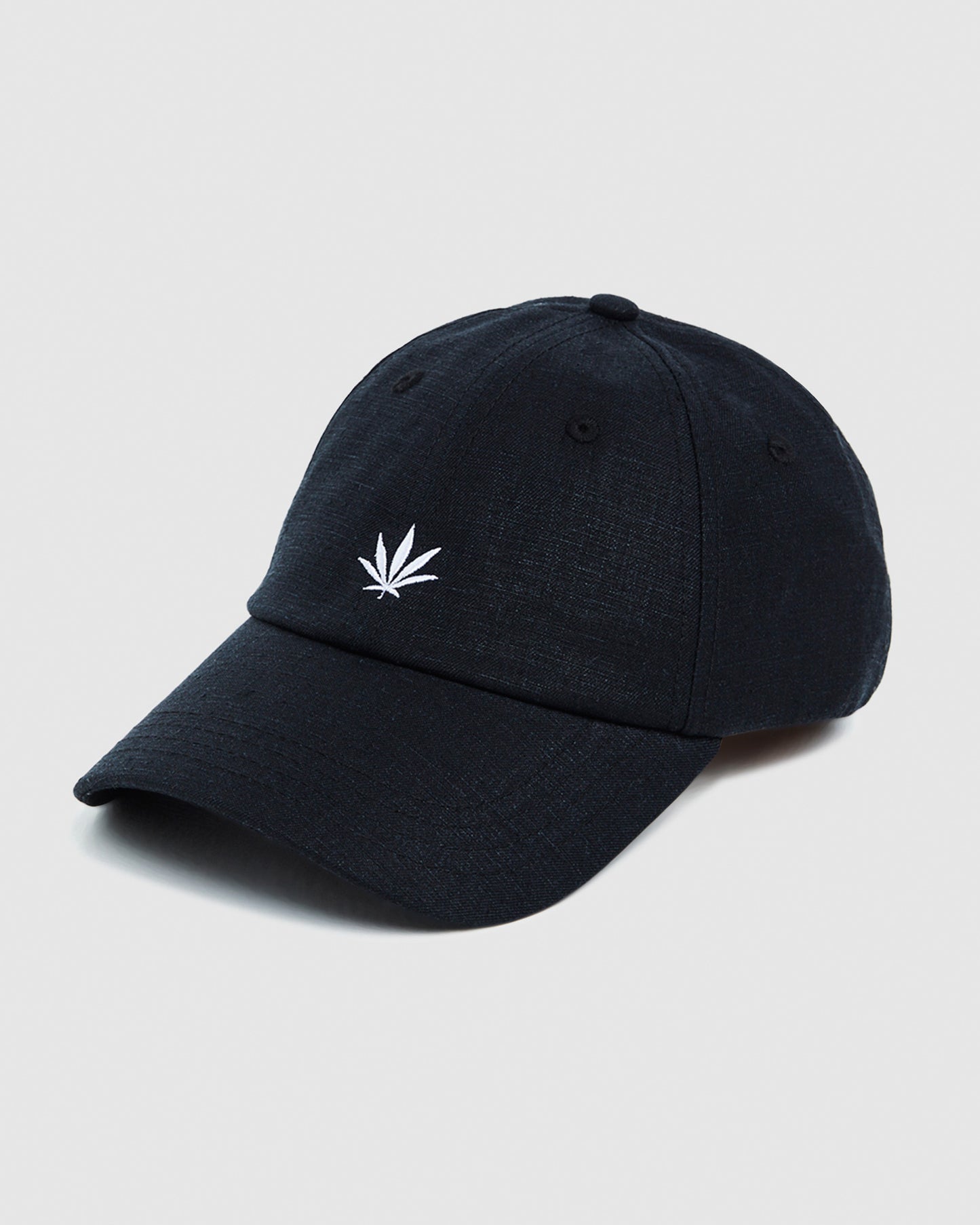 Hemp Six Panel Cap Black test