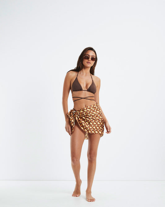 Super Skimpy Bikini Briefs Coffee Brown