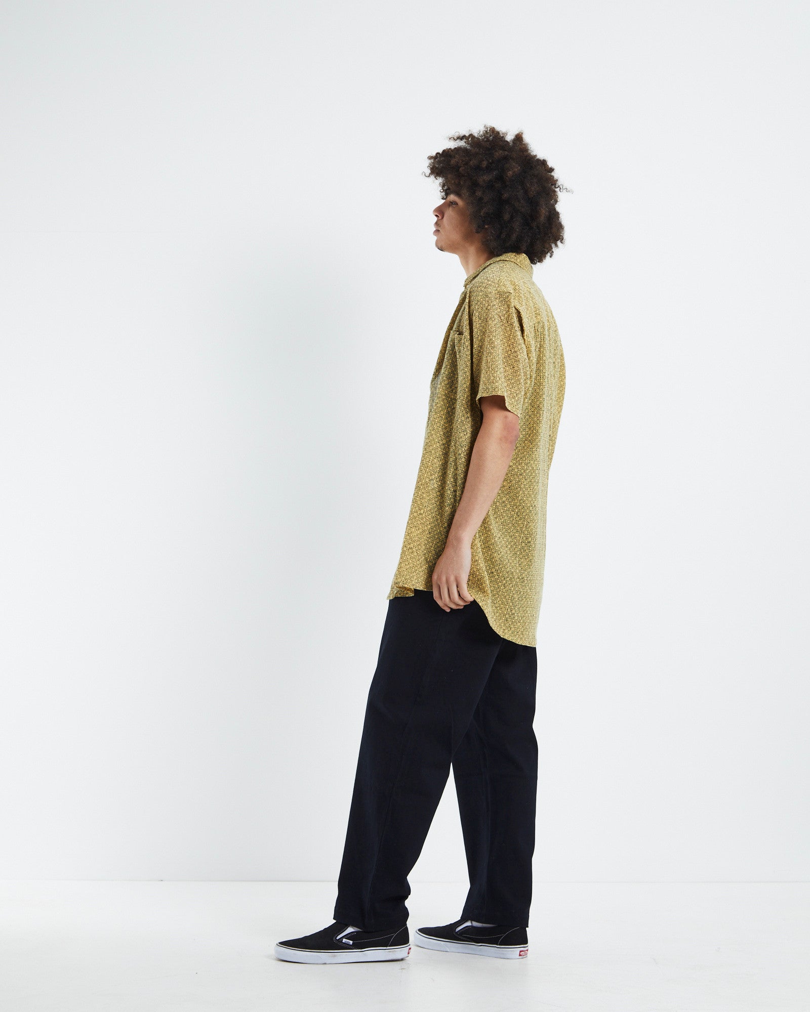Bon Tiki Short Sleeve Shirt Old Gold GOLD