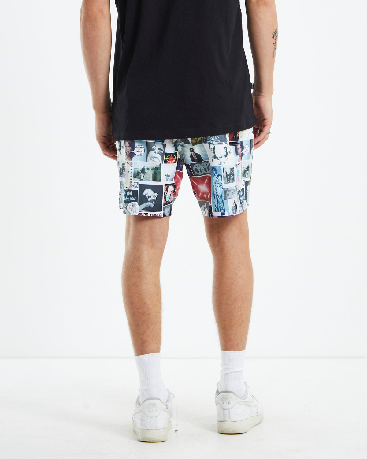 Dope Machine Boardshorts Swap to Photomulti Assorted BLACK