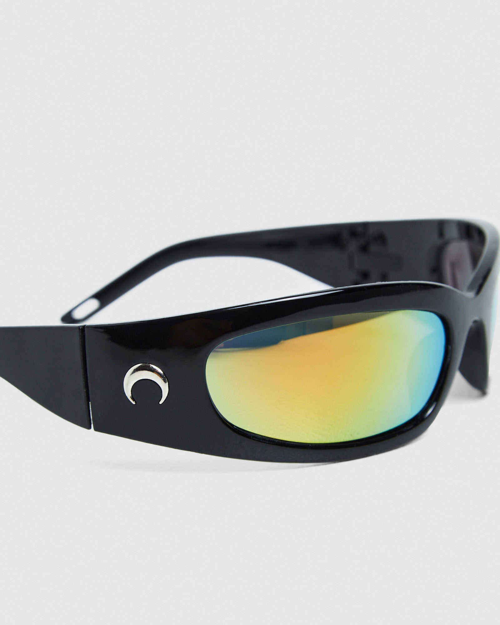 Tatum Wrap Around Sunnies Black BLACK