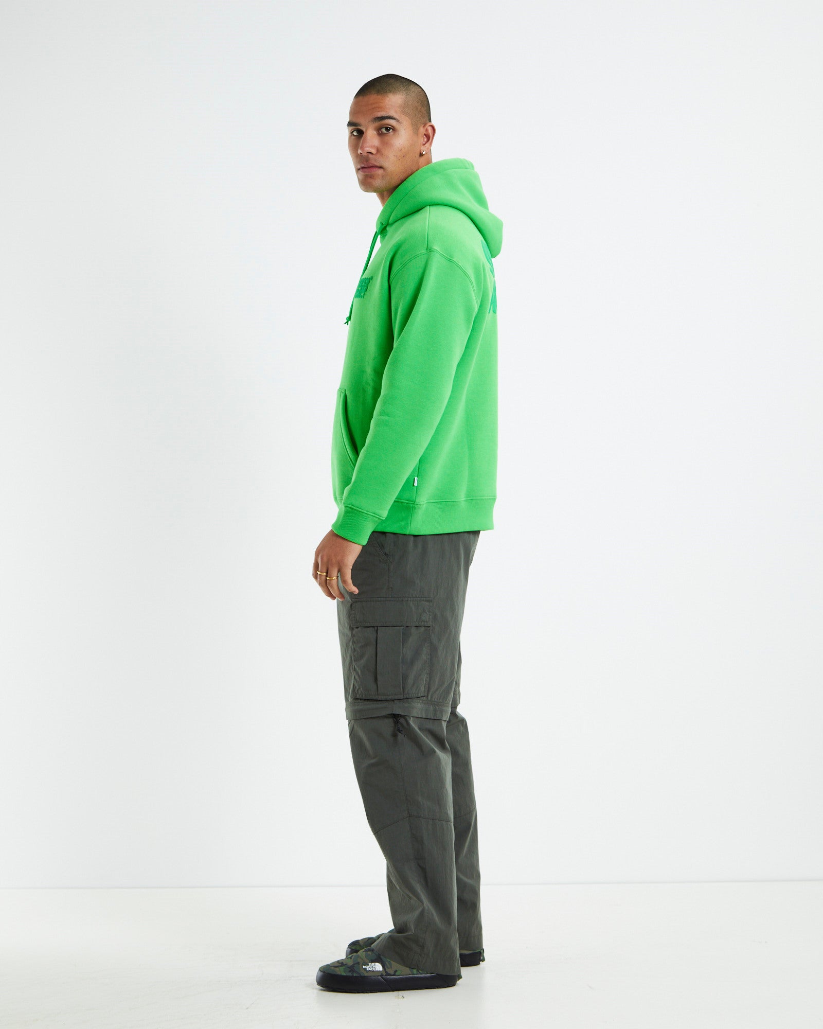 Puffy Hoodie Spruce Green GREEN