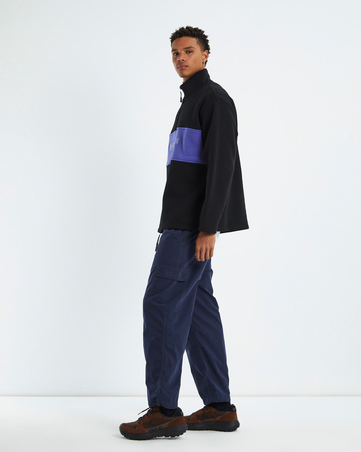 International 1/4 Zip Jumper Neon BLACK