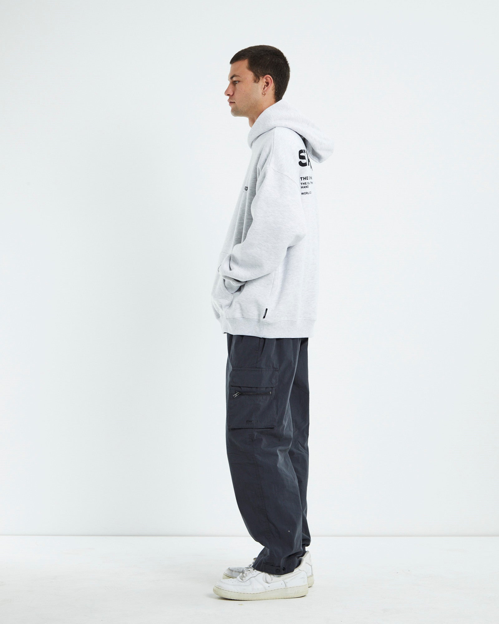 Nigh Hoodie Grey Marle GREY
