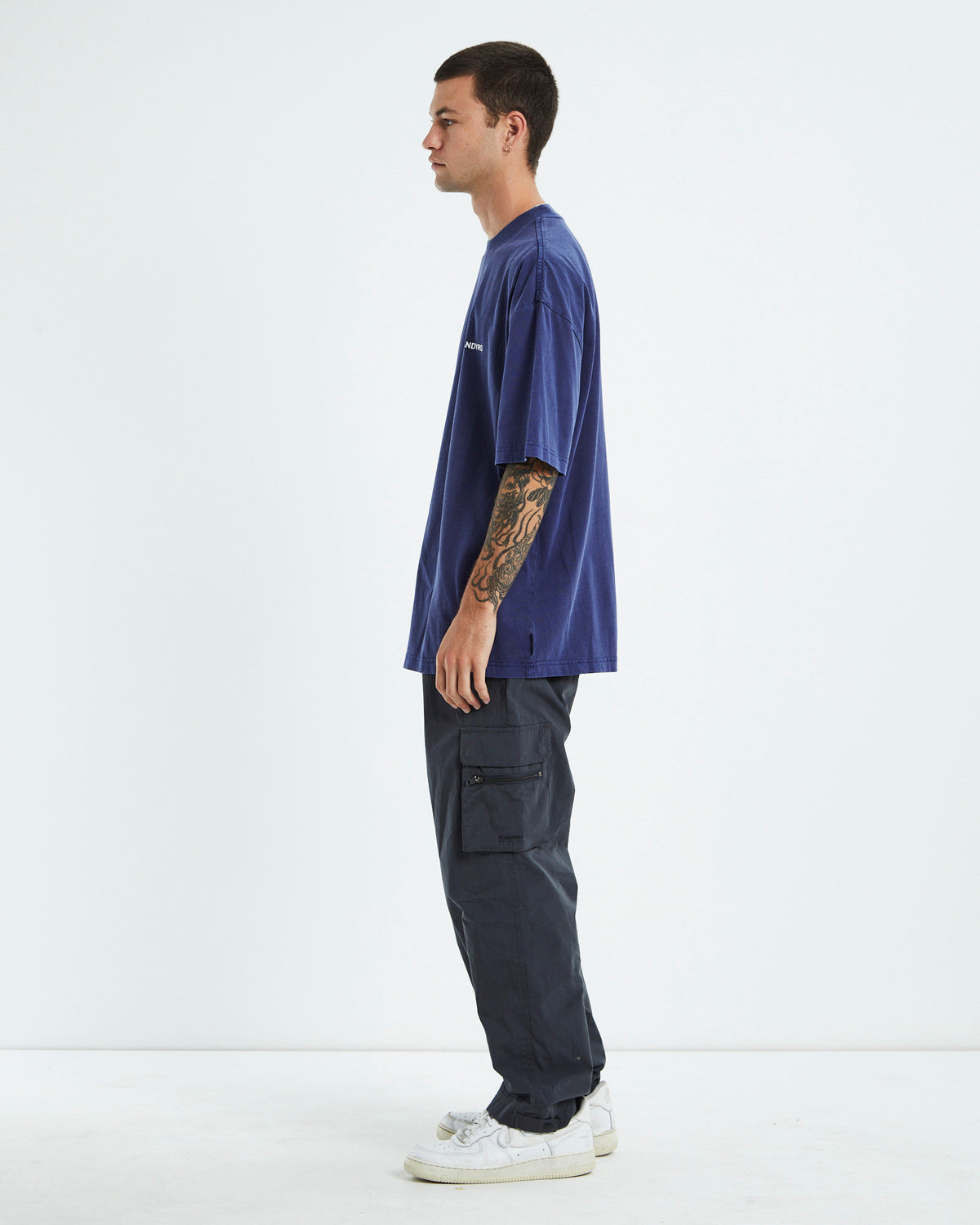 Box Short Sleeve T-Shirt Midnight Blue NAVY