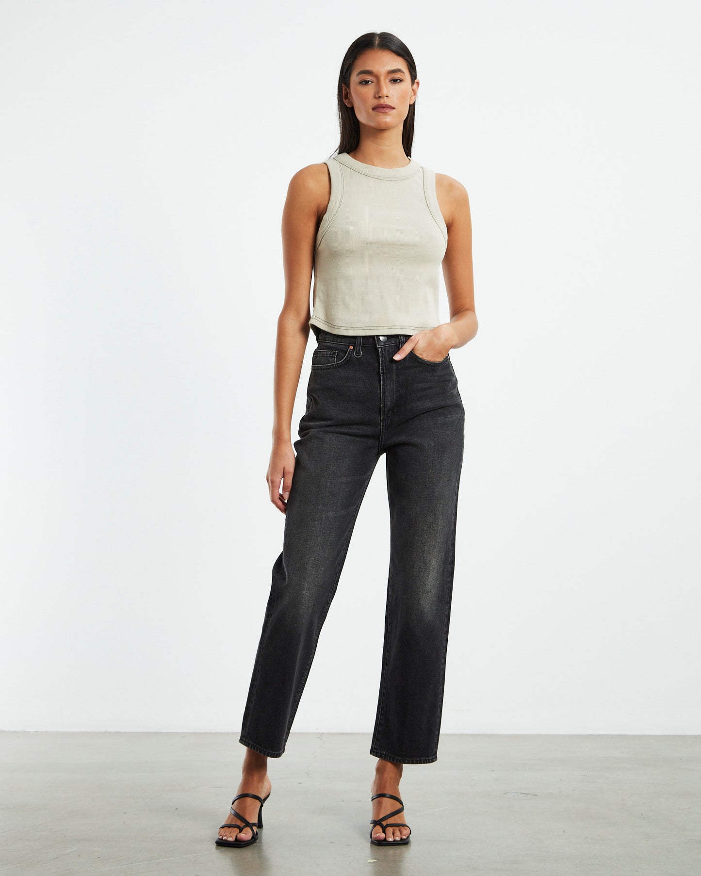 Nico Straight Jeans Empire Black