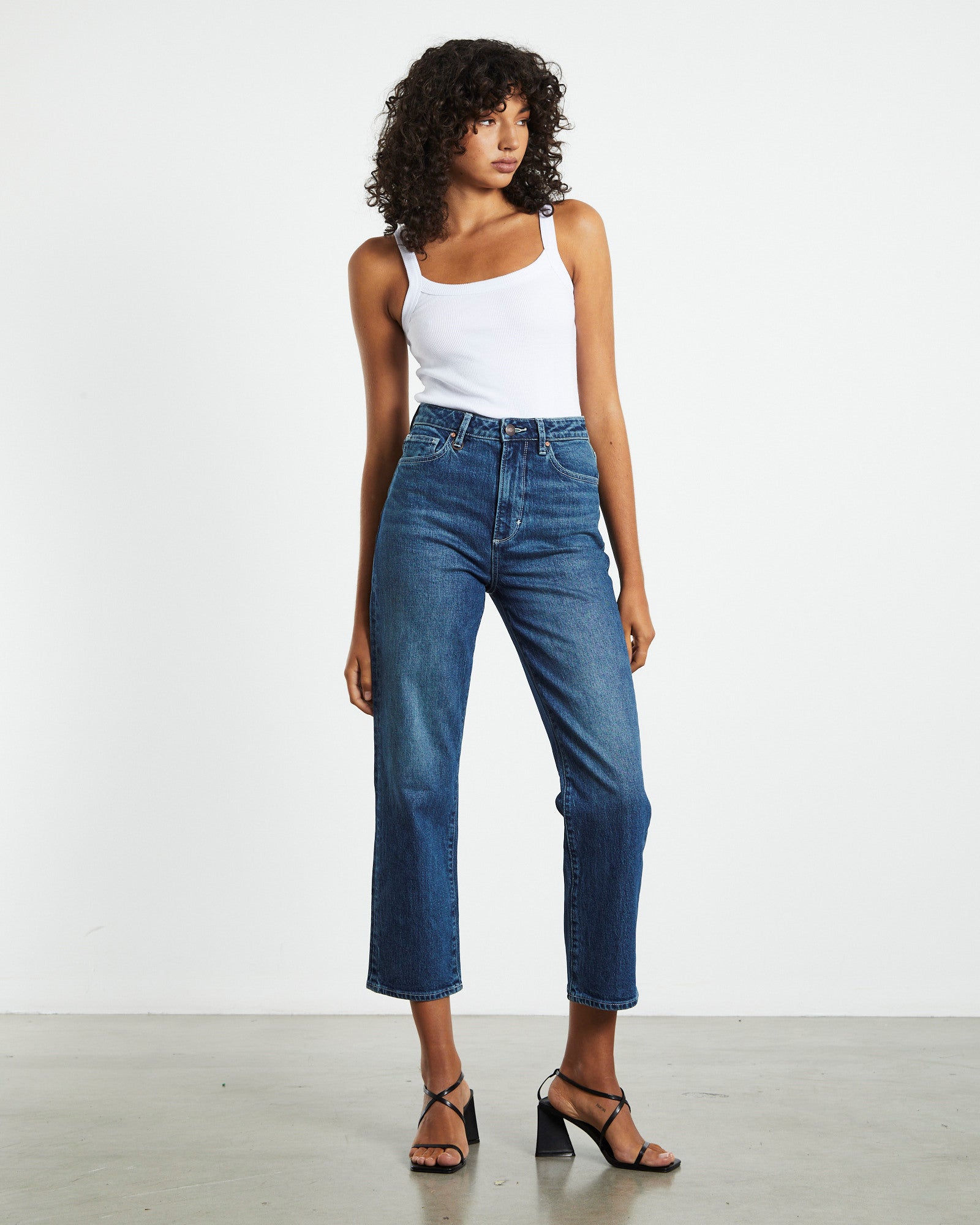 Nico Straight Jeans Isolation Blue