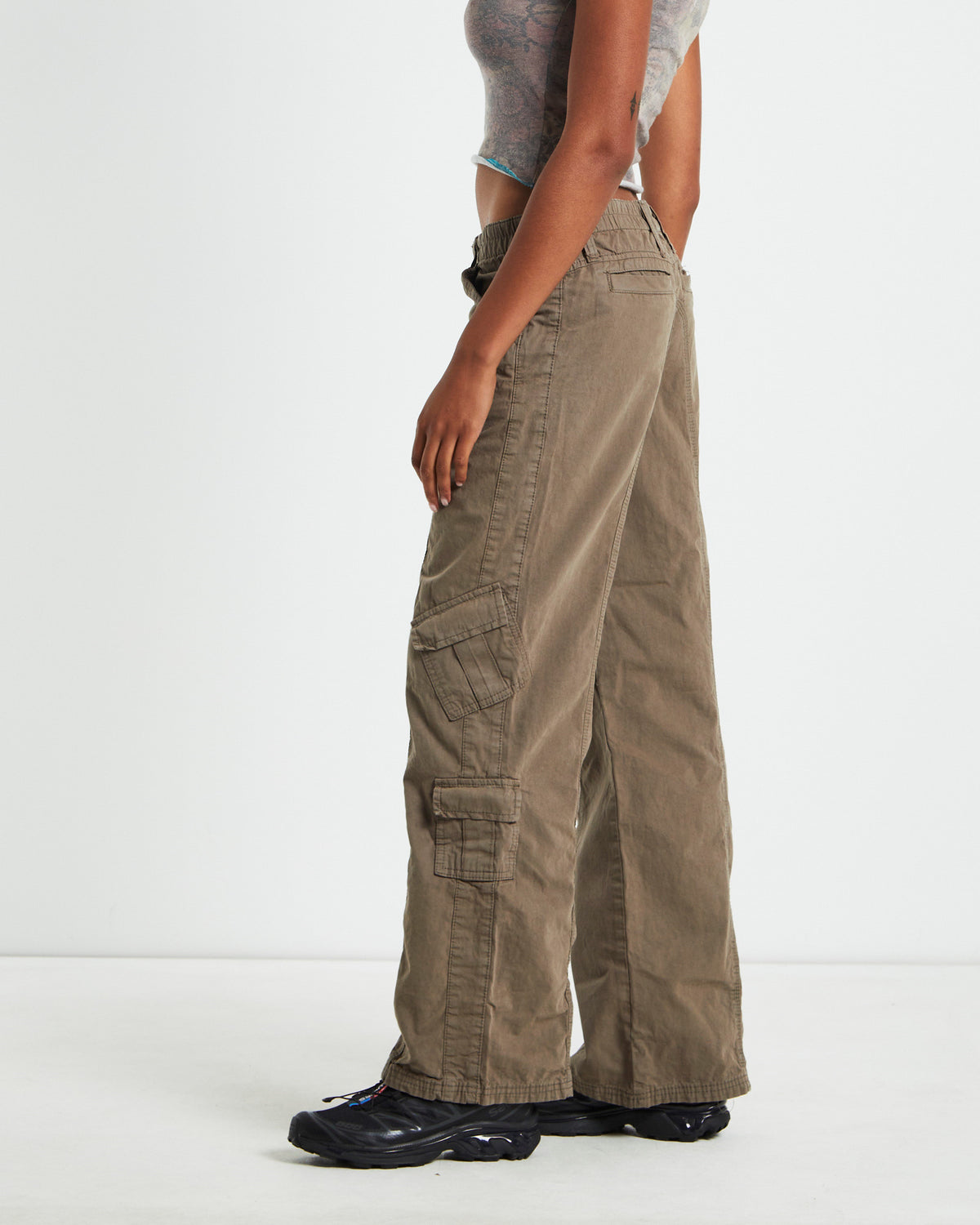 BDG Winter Y2K Cargo Pants Khaki KHAKI