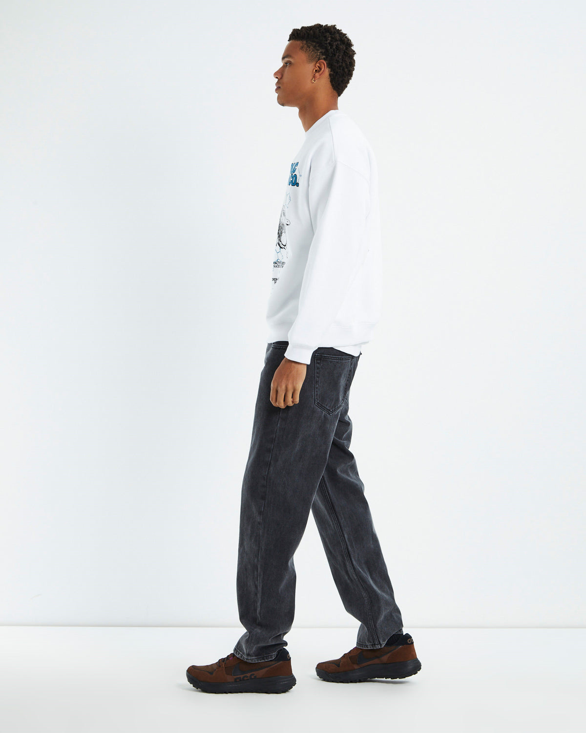 Psych Rev Crewneck Jumper White WHITE