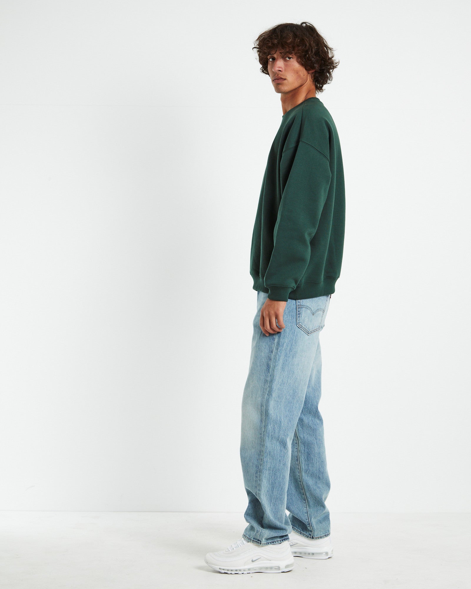 Regatta Crew Neck Jumper Bottle Green GREEN