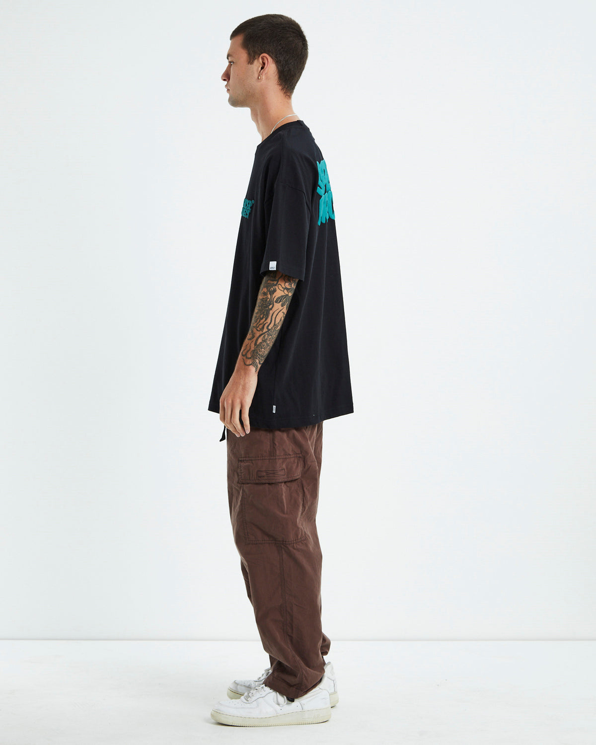 Puffy Short Sleeve T-Shirt Black BLACK