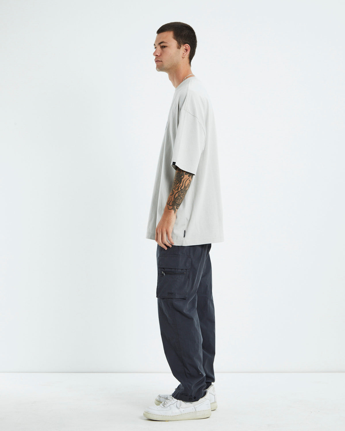 Origin Short Sleeve T-Shirt Light Grey GREY