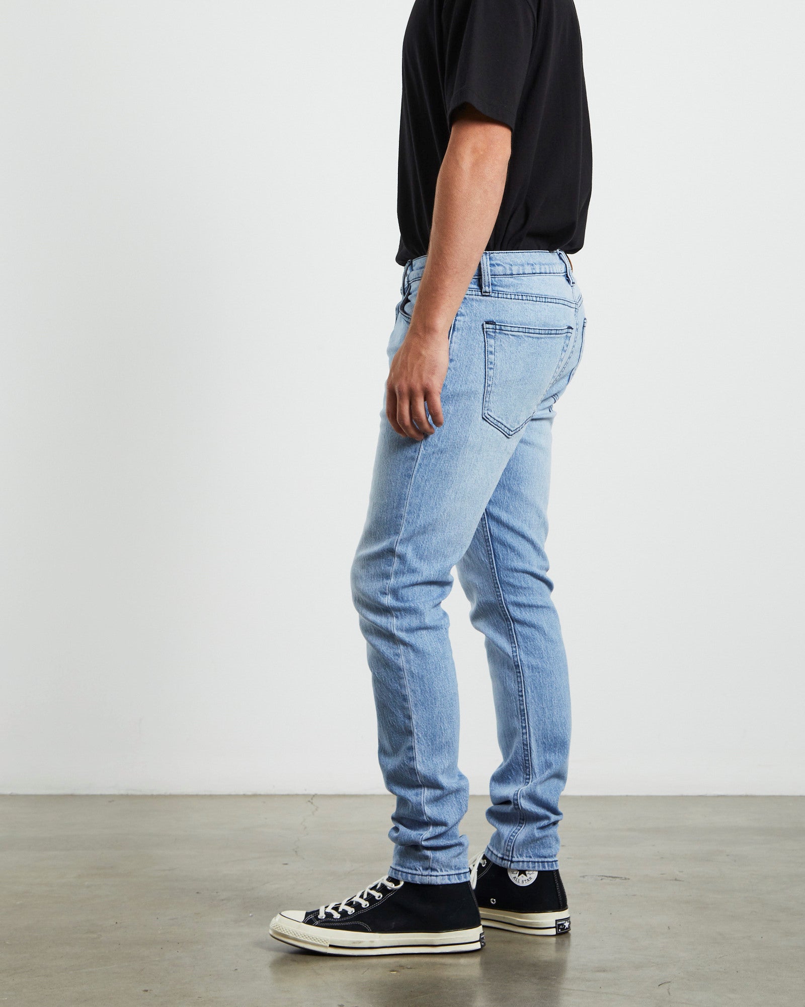 Stinger Skinny Denim Jeans Stone Bleach DENIM