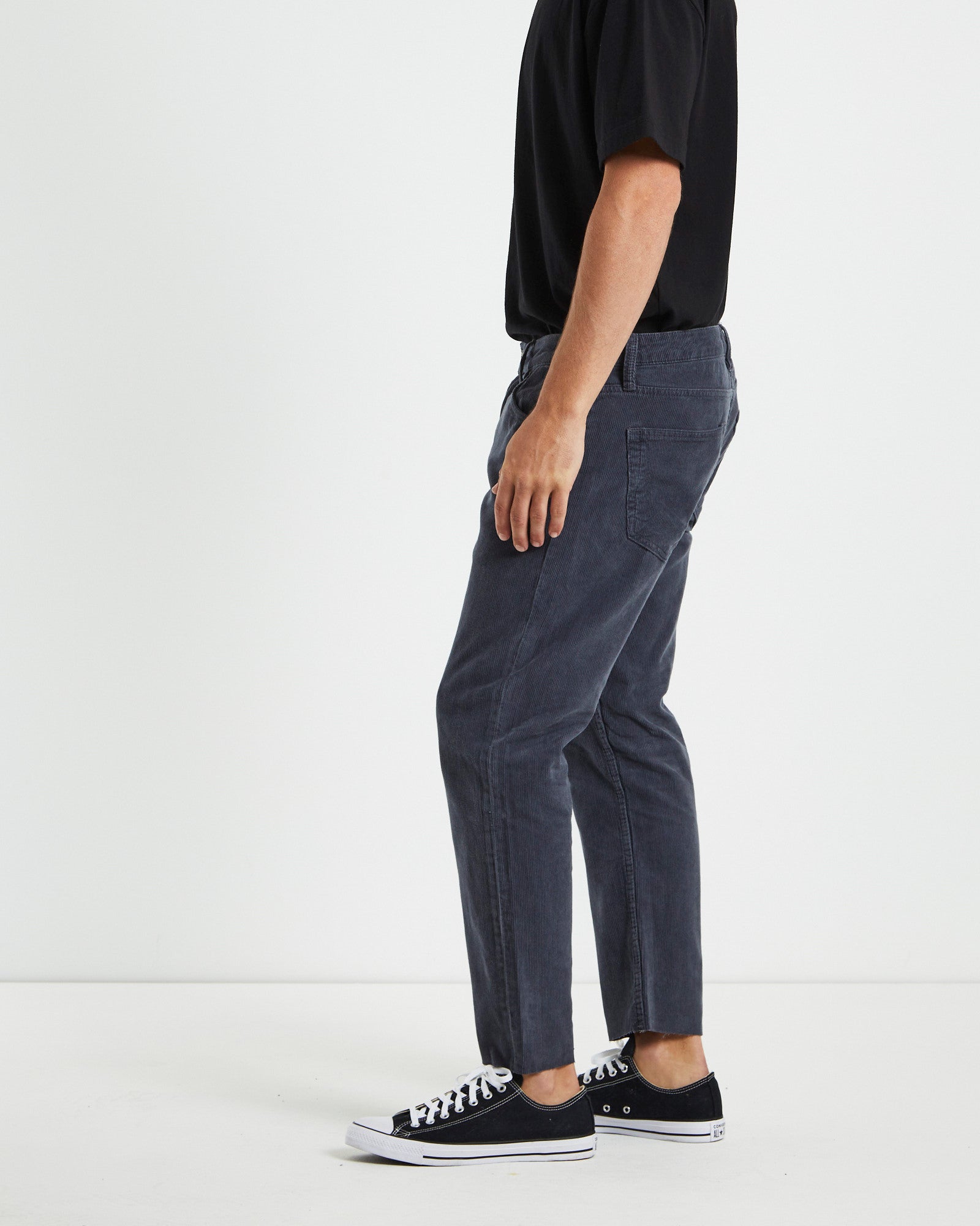 Relaxo Chop Cord Pants Petrol Grey GREY